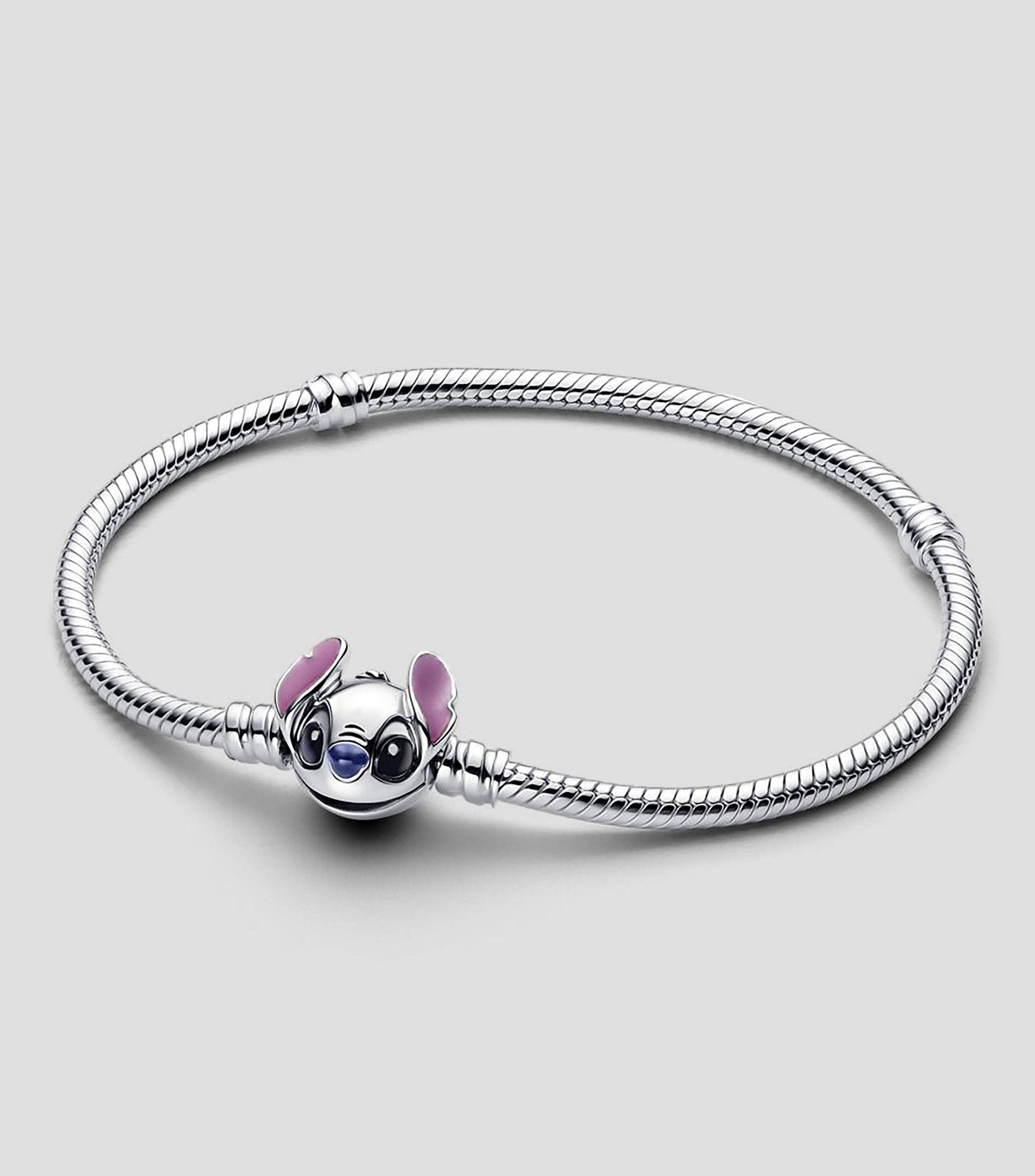 Brazalete en plata Stitch Unisex