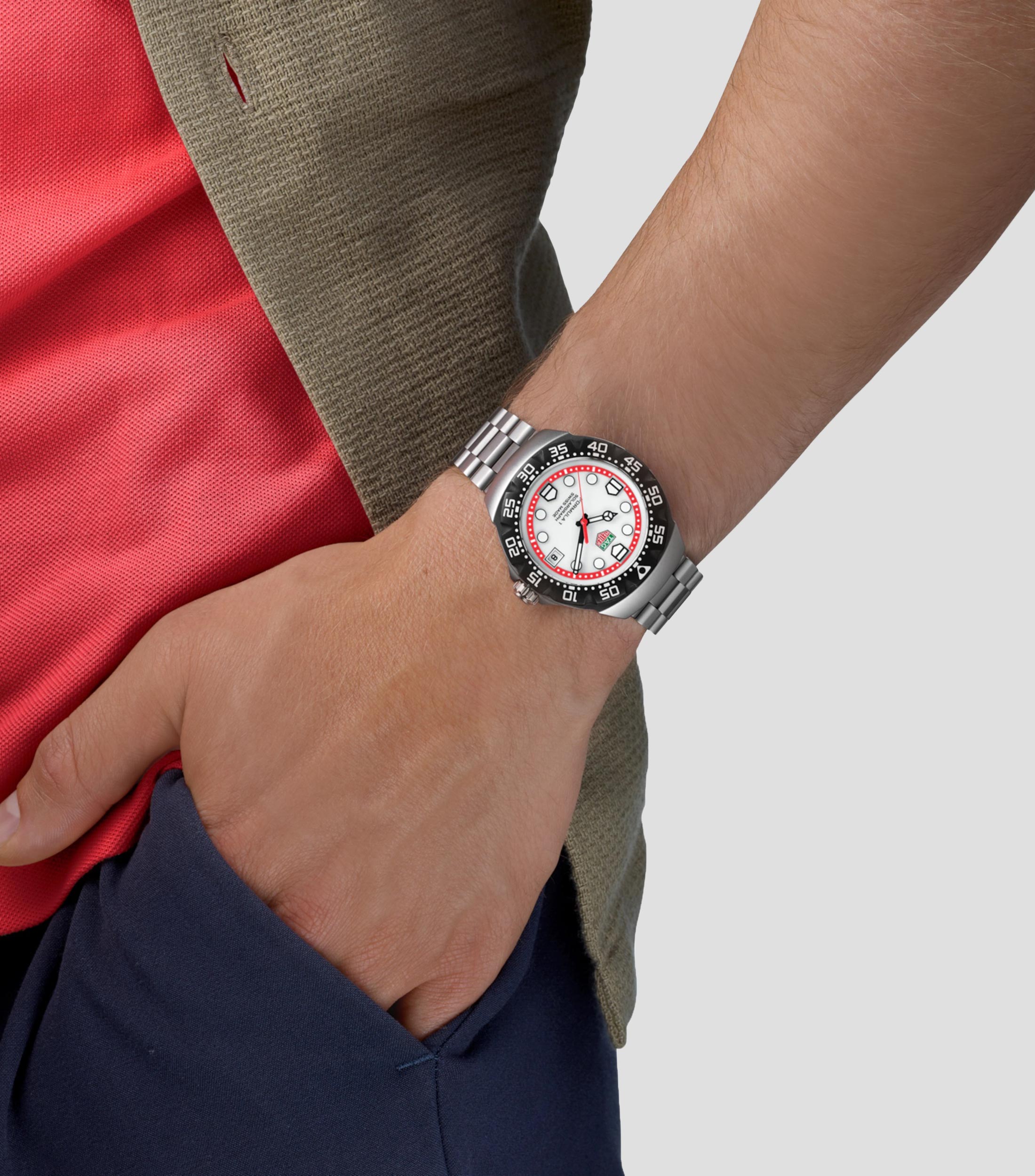 Reloj para Hombre Formula 1 Solargraph Casual Blanco, Negro