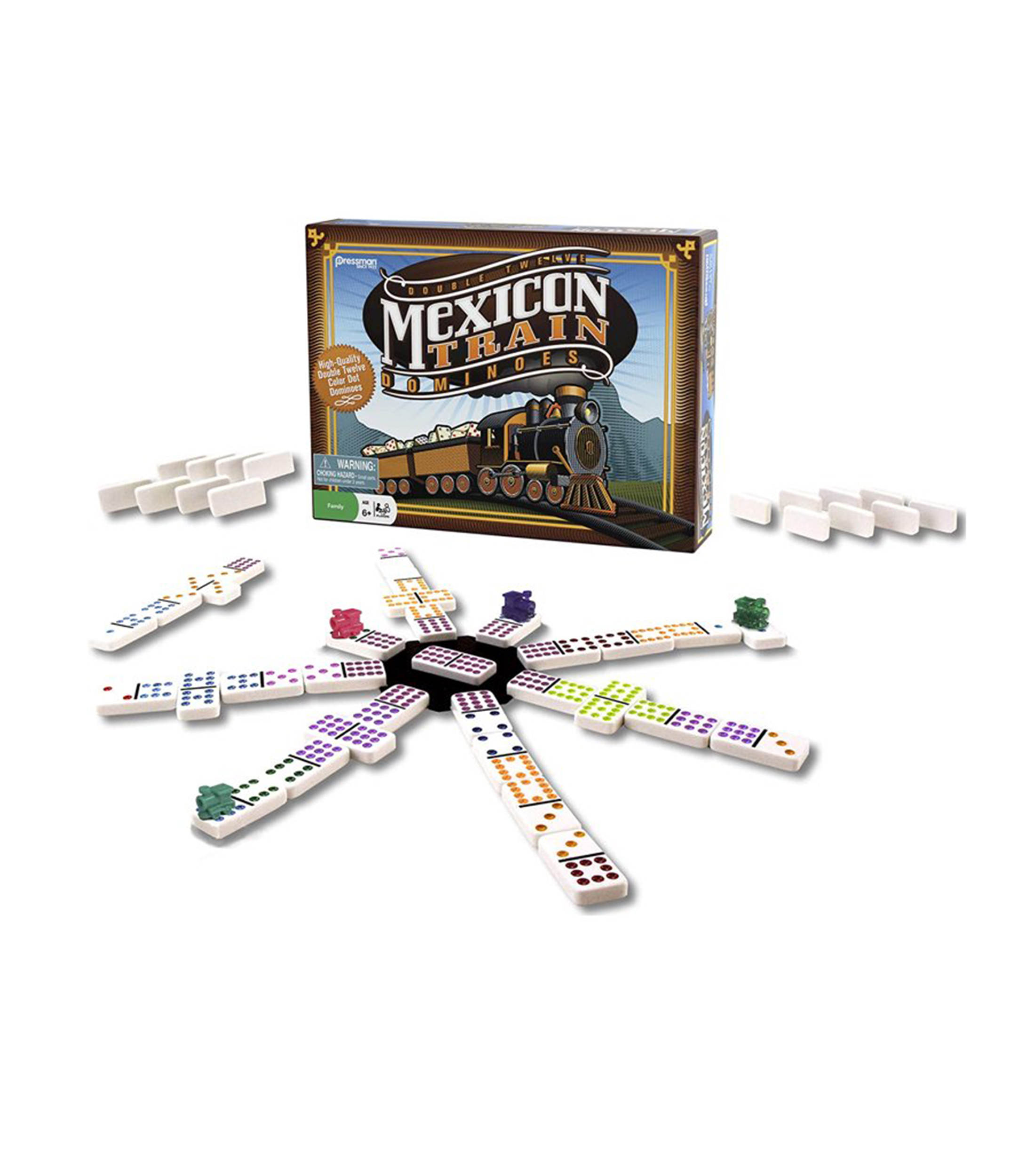 Dominó Doble Doce Mexican Train