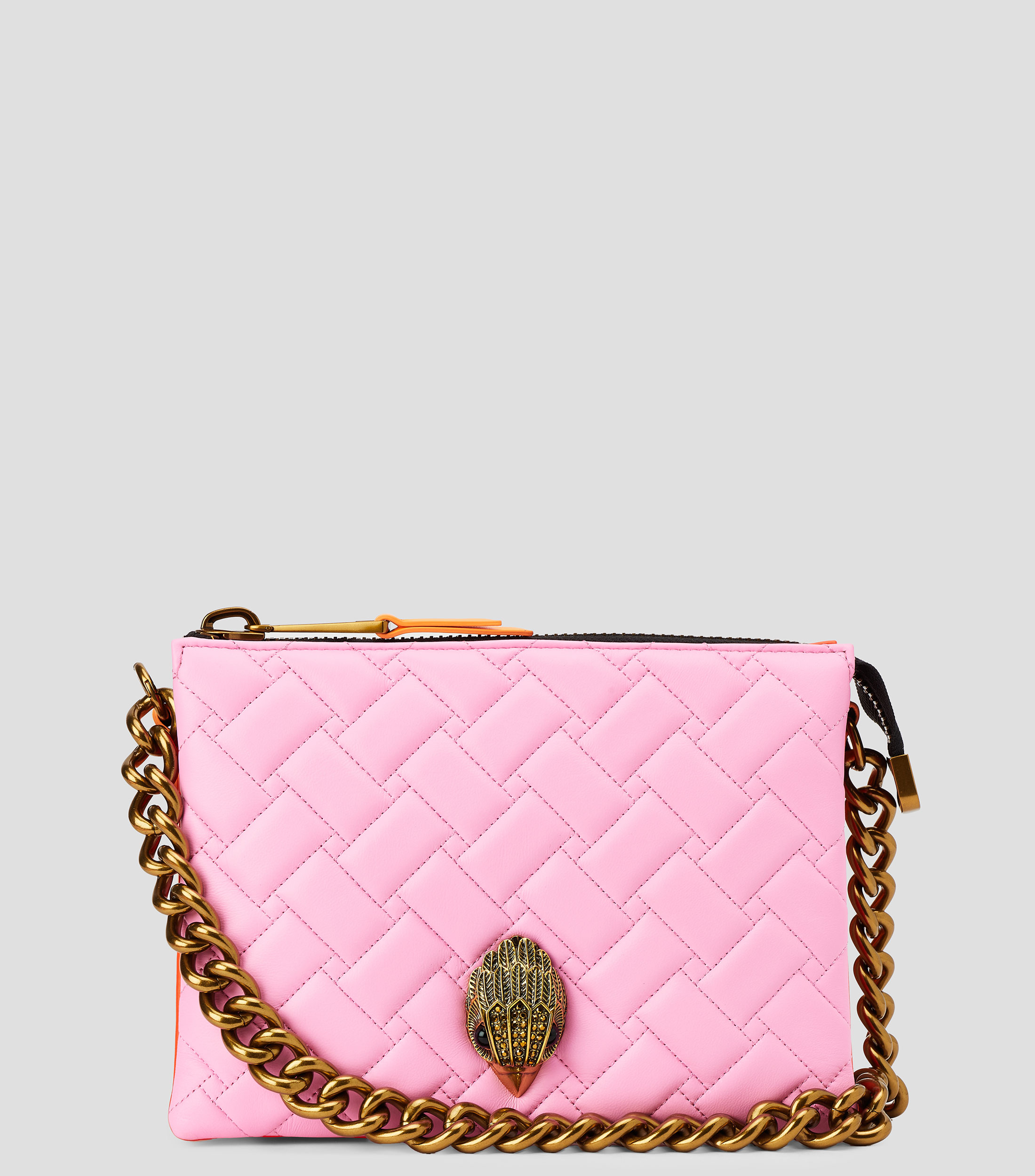 Bolsa crossbody en piel Kensington Puff lisa Mujer