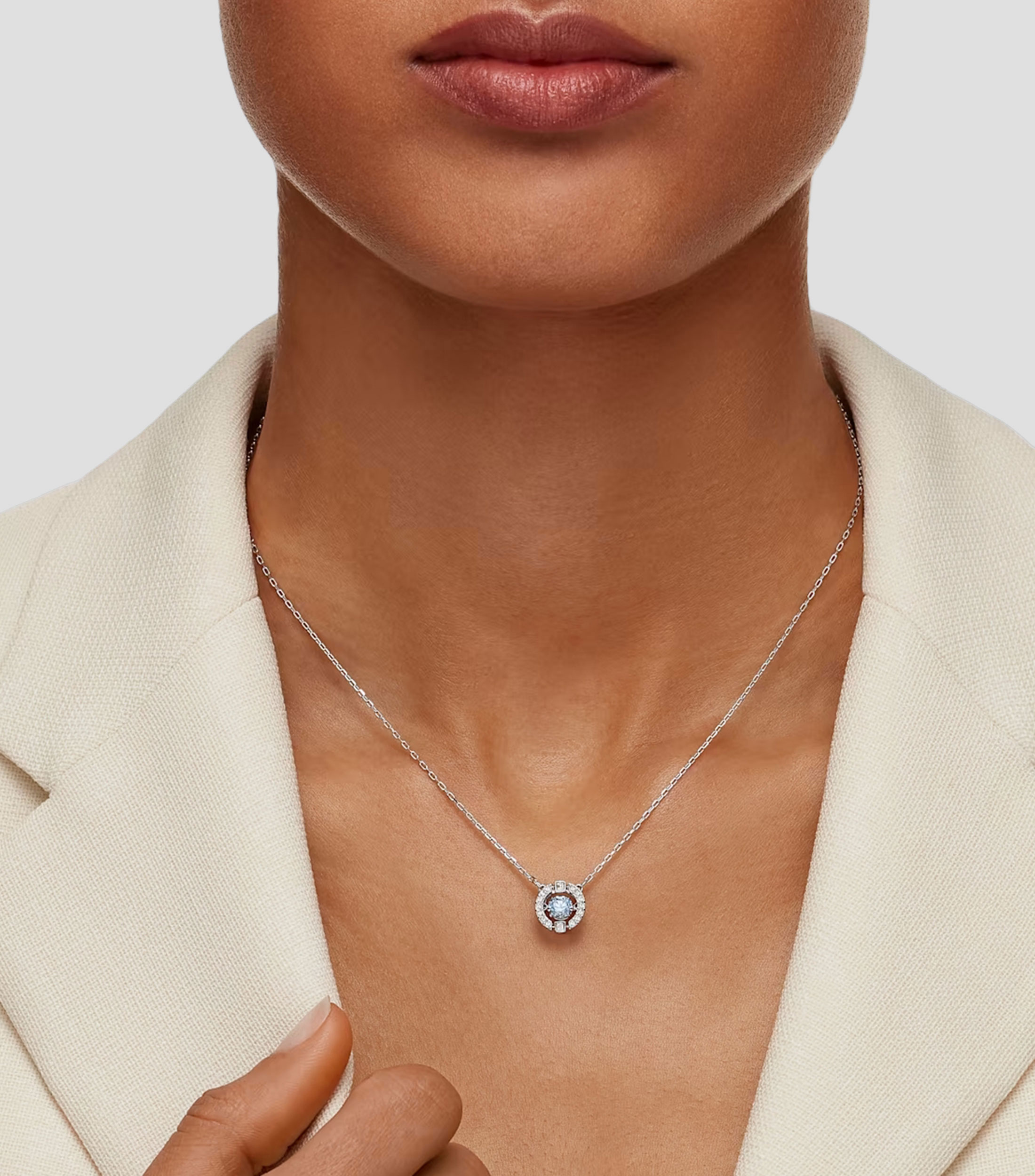 Collar con cristal Swarovski Sparkling Mujer