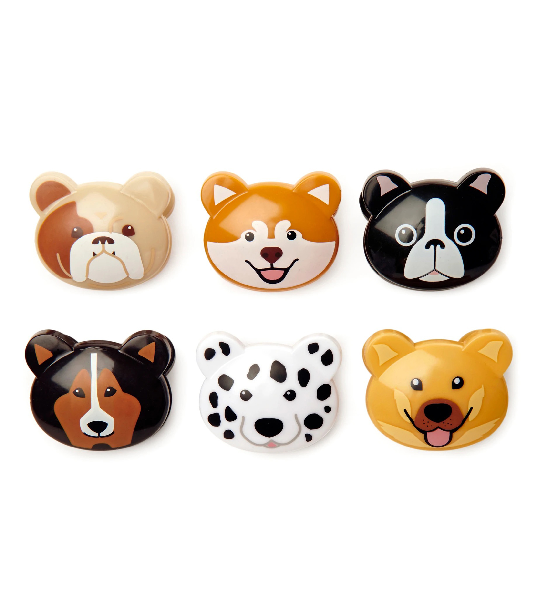 Set 6 Pinzas para Bolsas Perros
