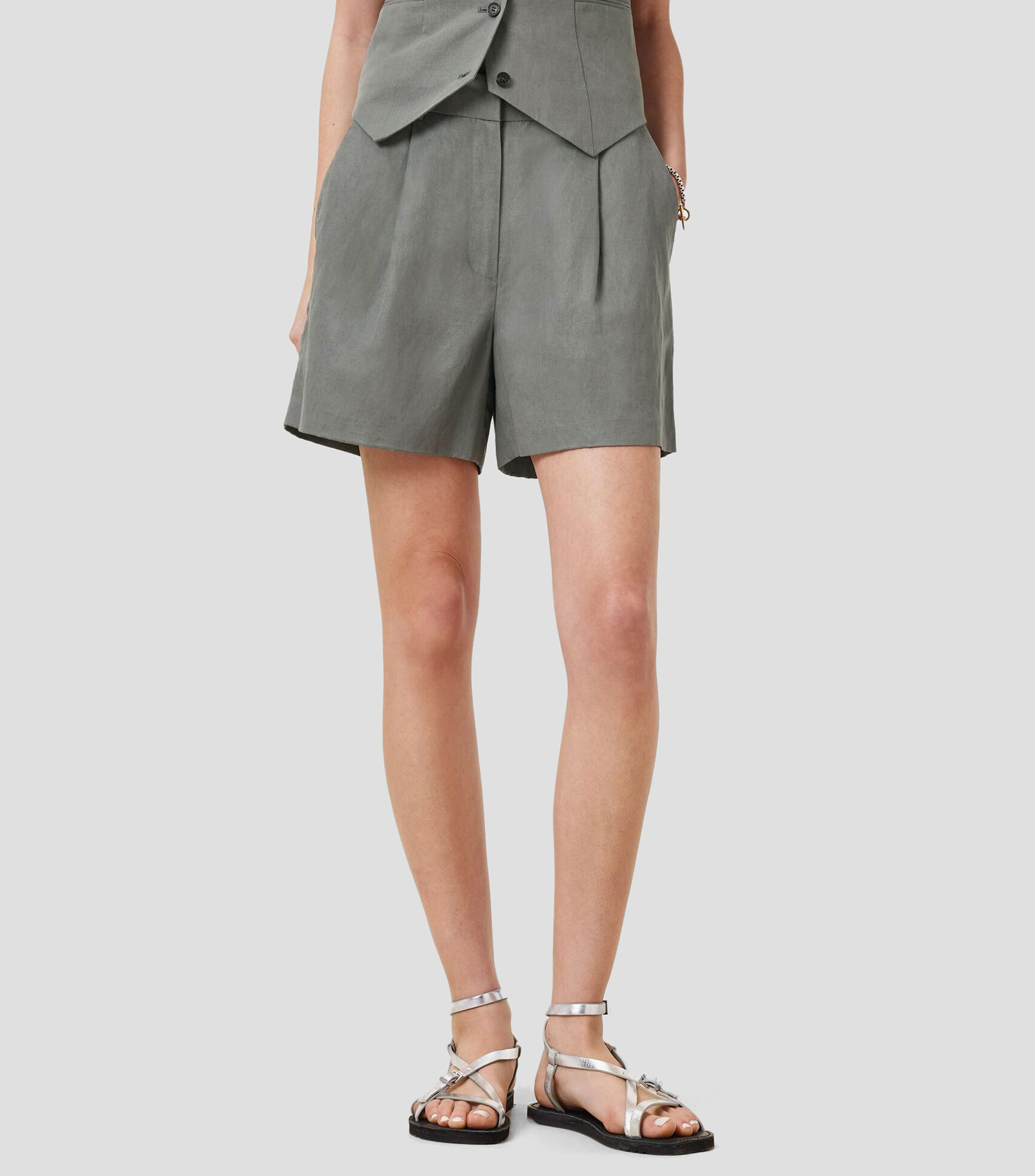 Short jaspeado Mujer