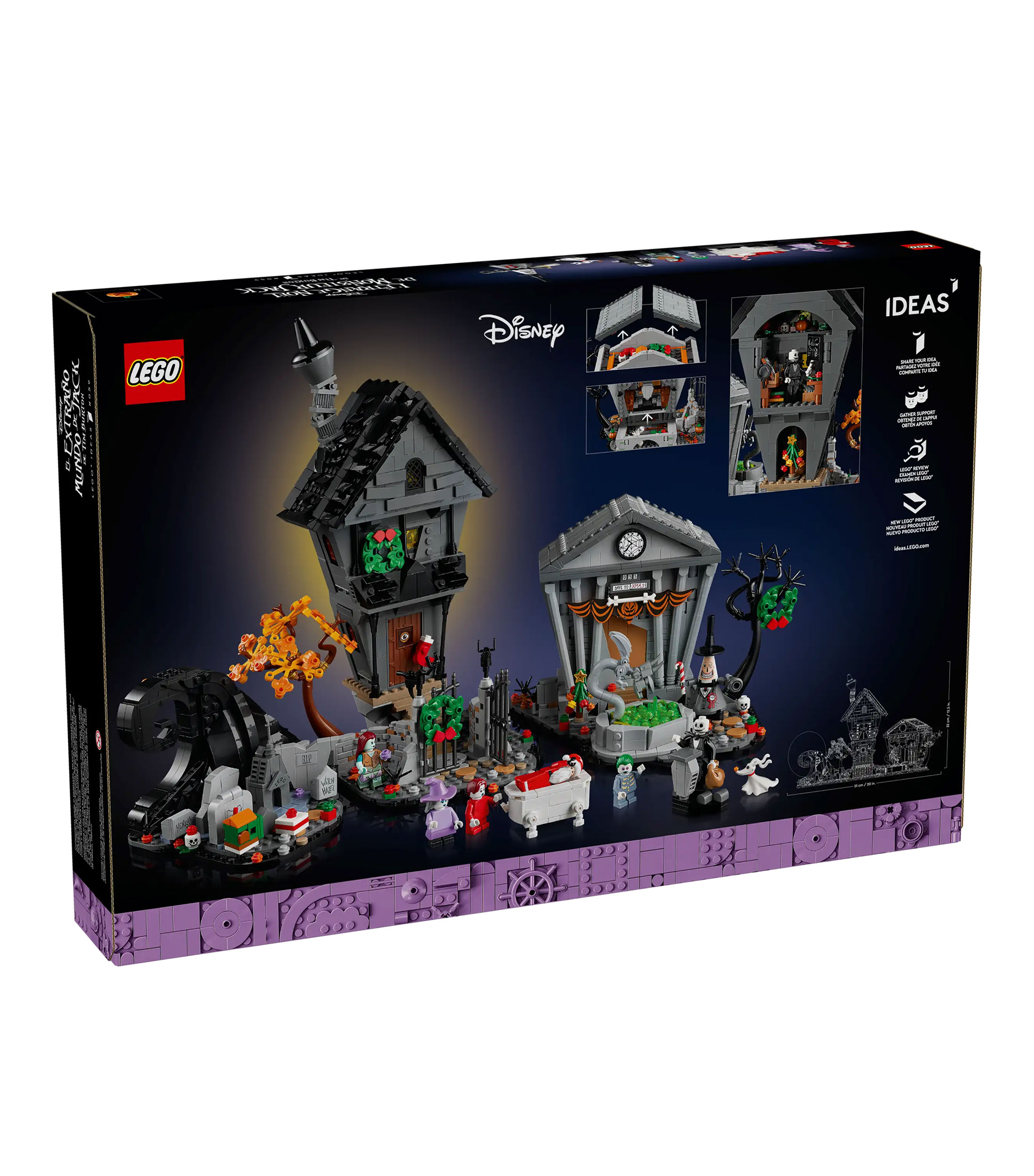 Lego Ideas Disney Tim Burton El Extraño Mundo de Jack 21351