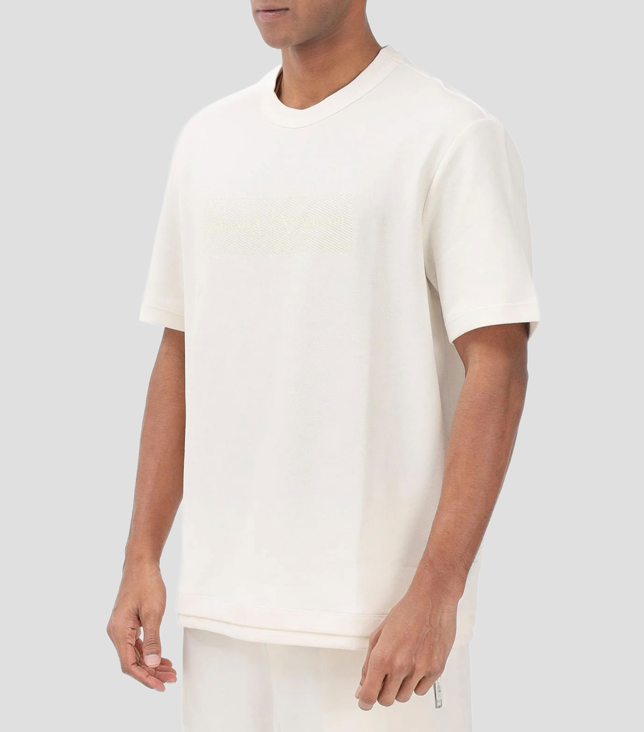 Playera cuello redondo manga corta lisa Hombre