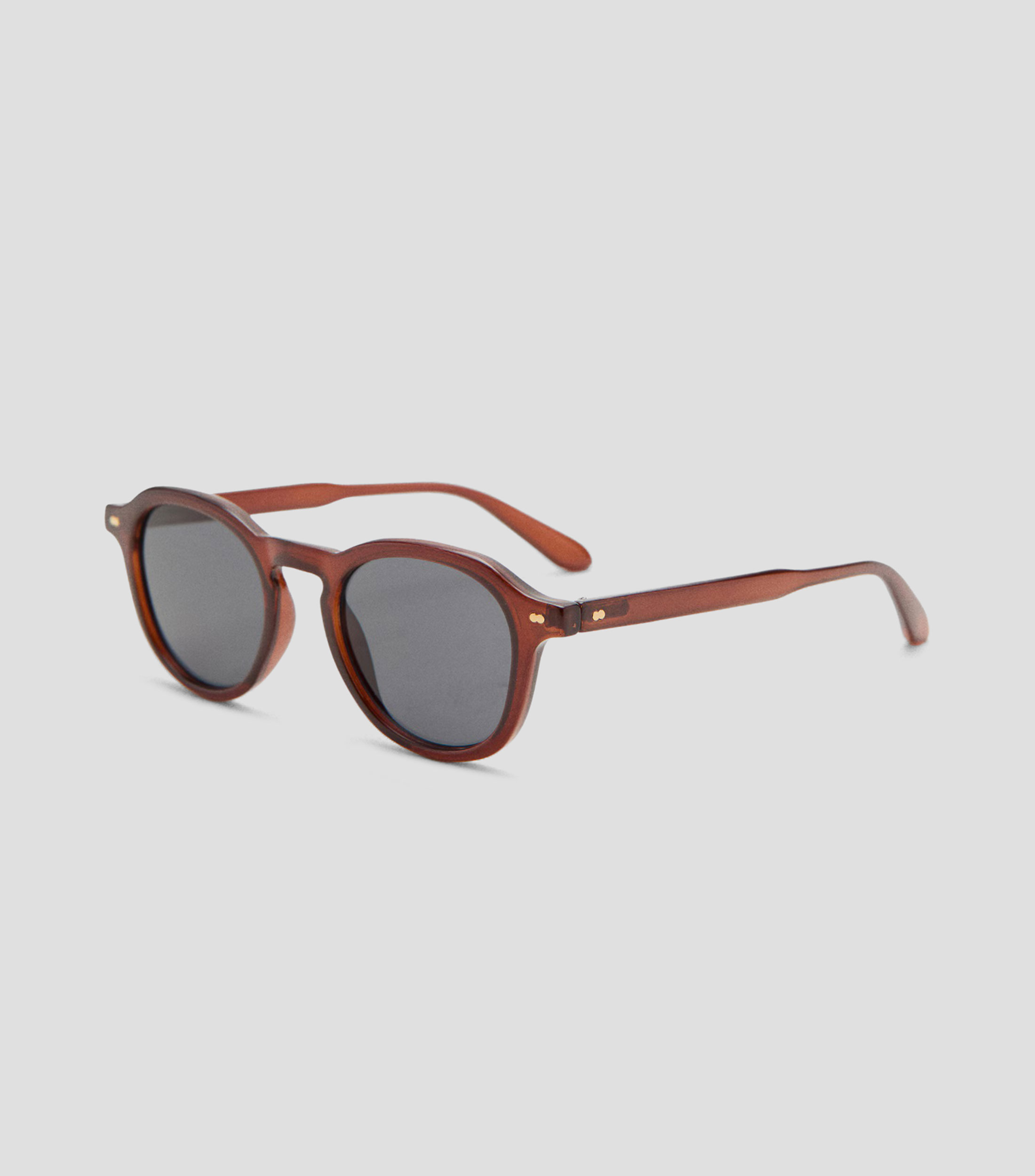 Lentes de sol redondos Hombre