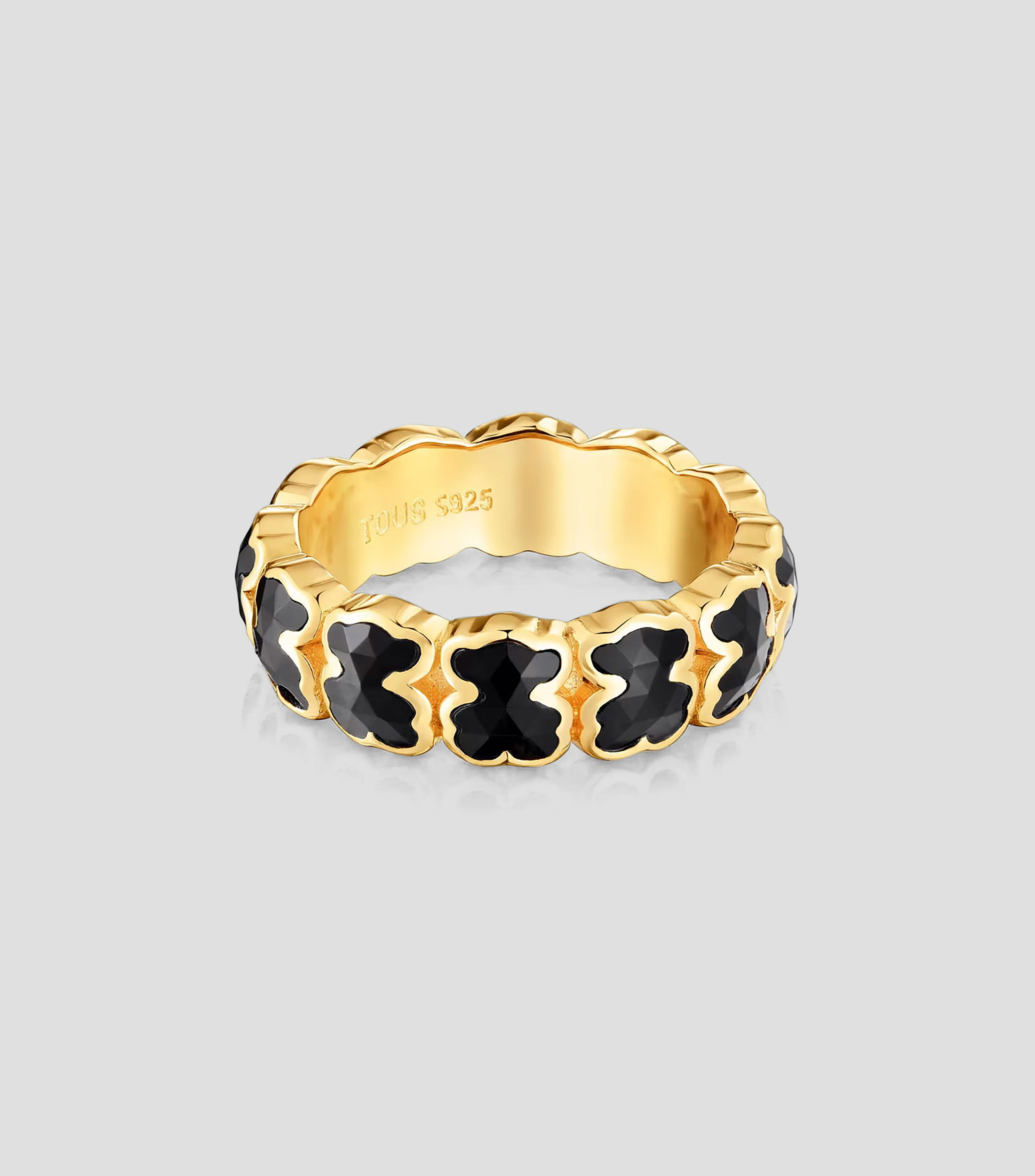 Anillo en plata .925 Icon Color con Onix Mujer