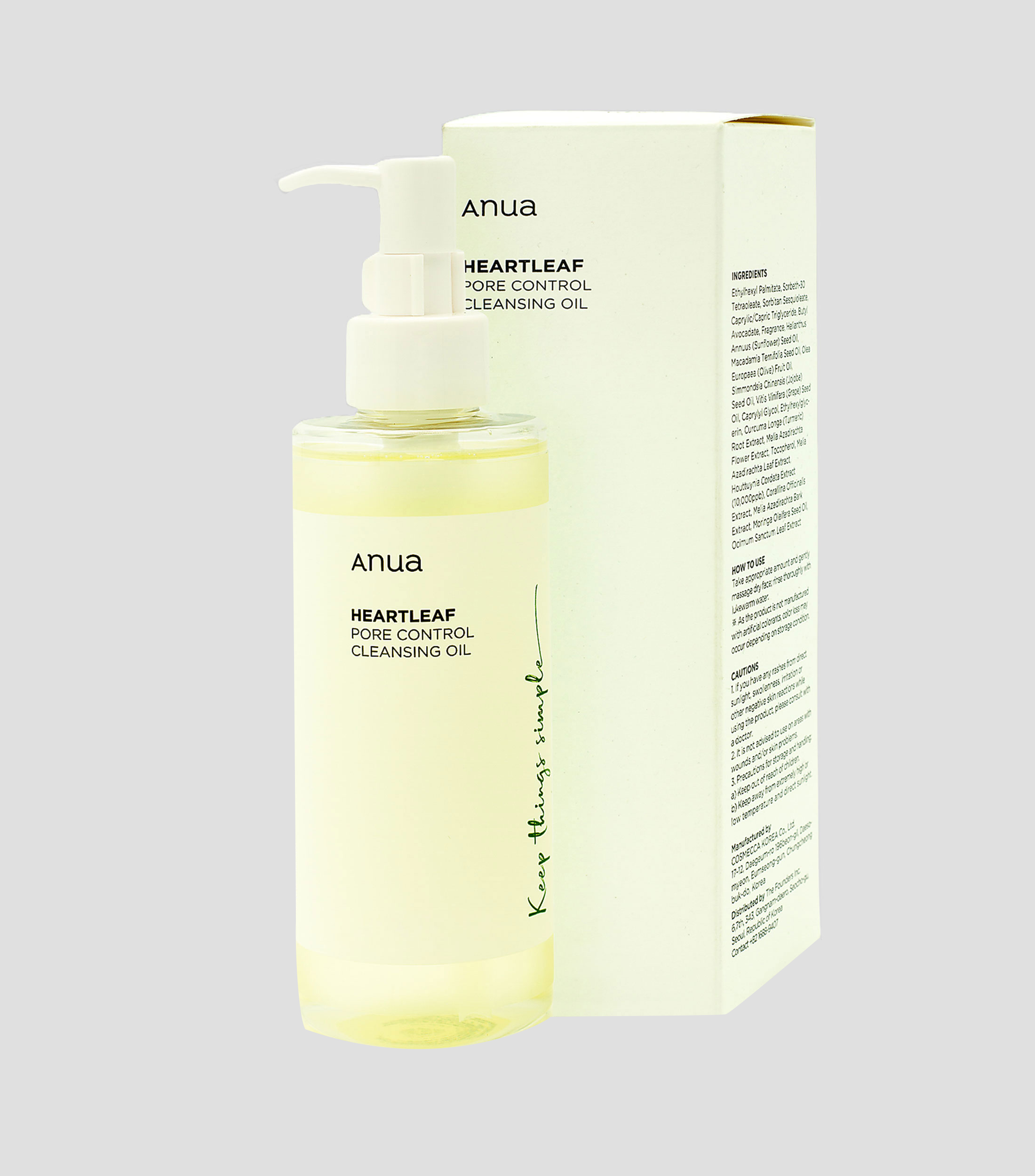 Aceite Limpiador Heartleaf Pore Control Cleansing Oil, 200 ml