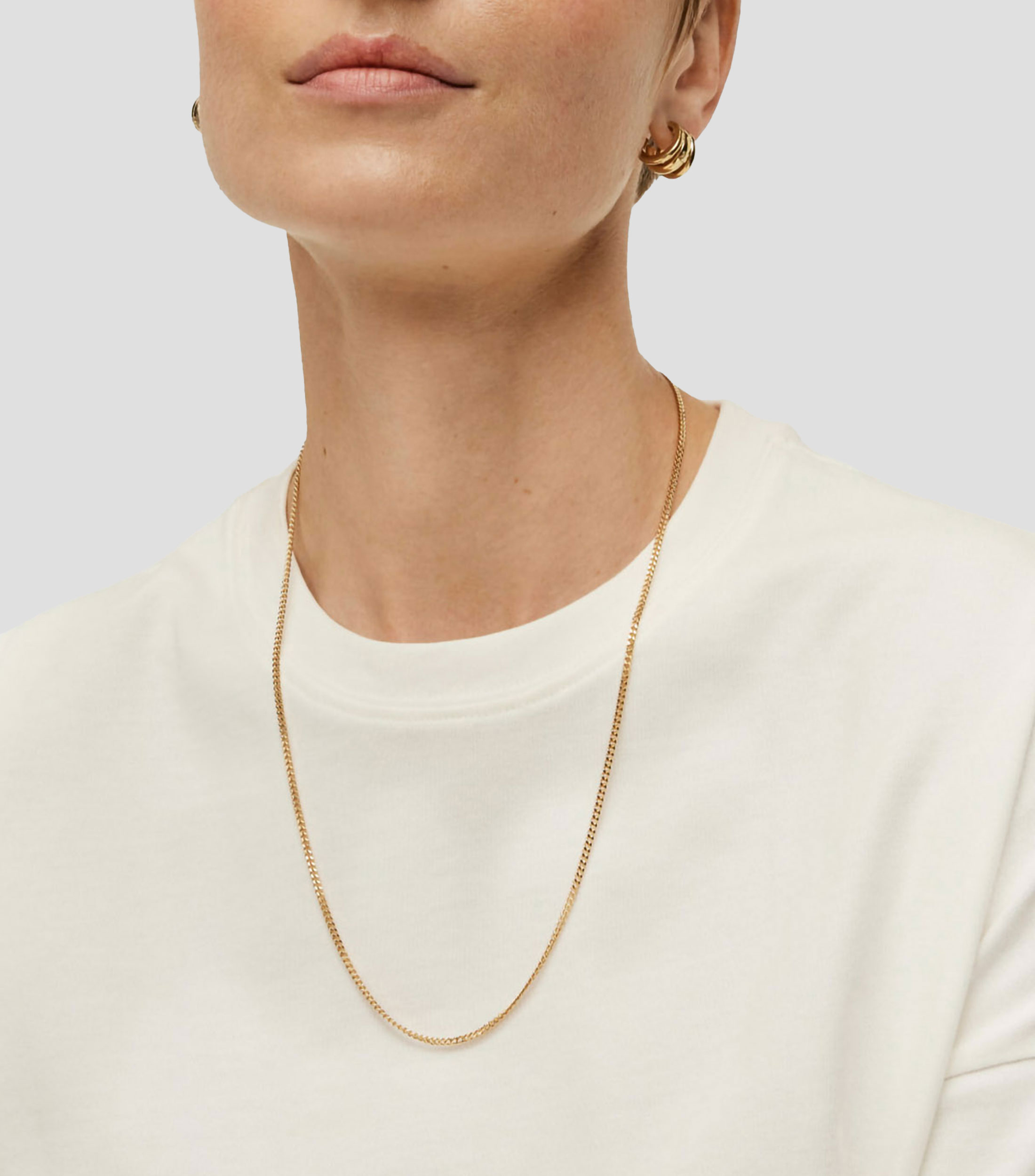 Collar de Cadena en plata Chain Mujer