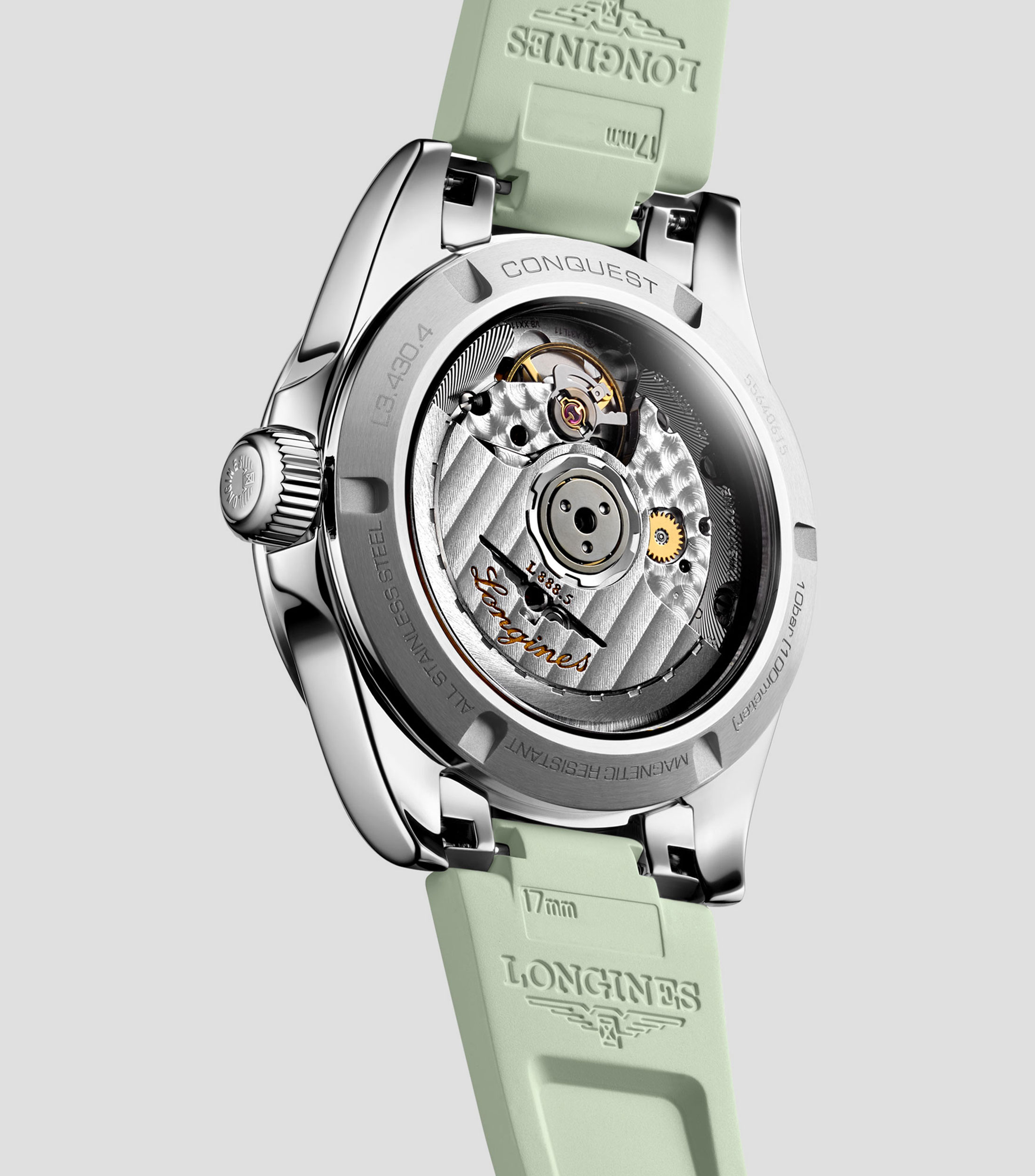 Reloj para Mujer Conquest deportivo Verde, Plateado