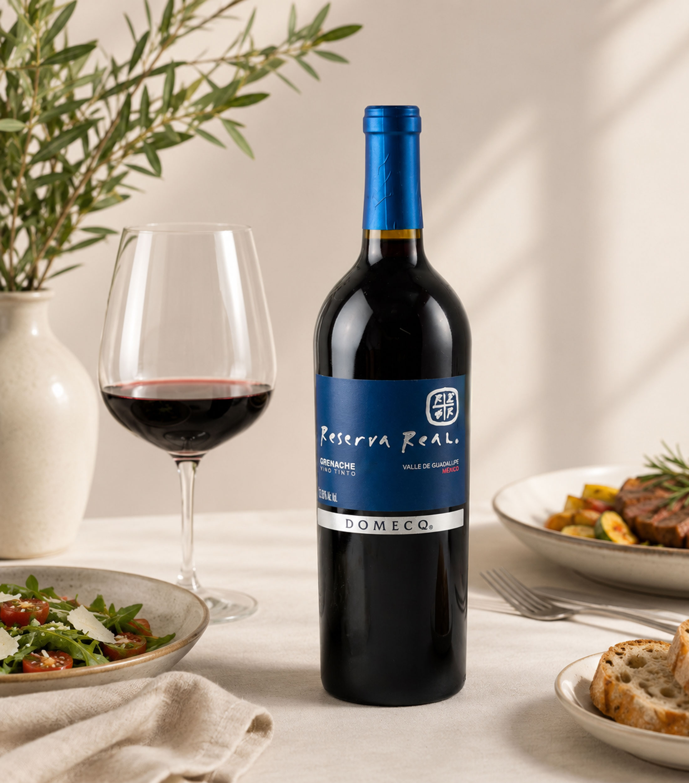 Vino tinto Reserva Real Garnacha, México, 750 ml