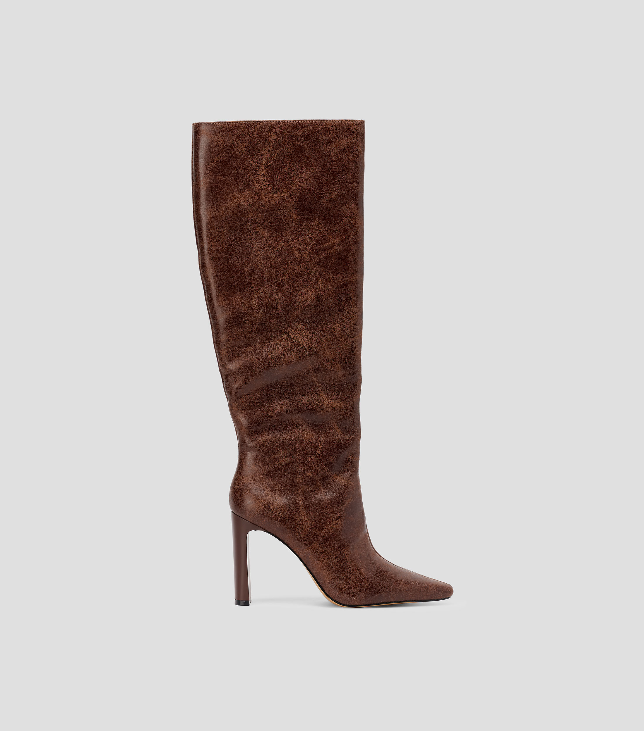Botas altas con tacón alto delgado Mujer