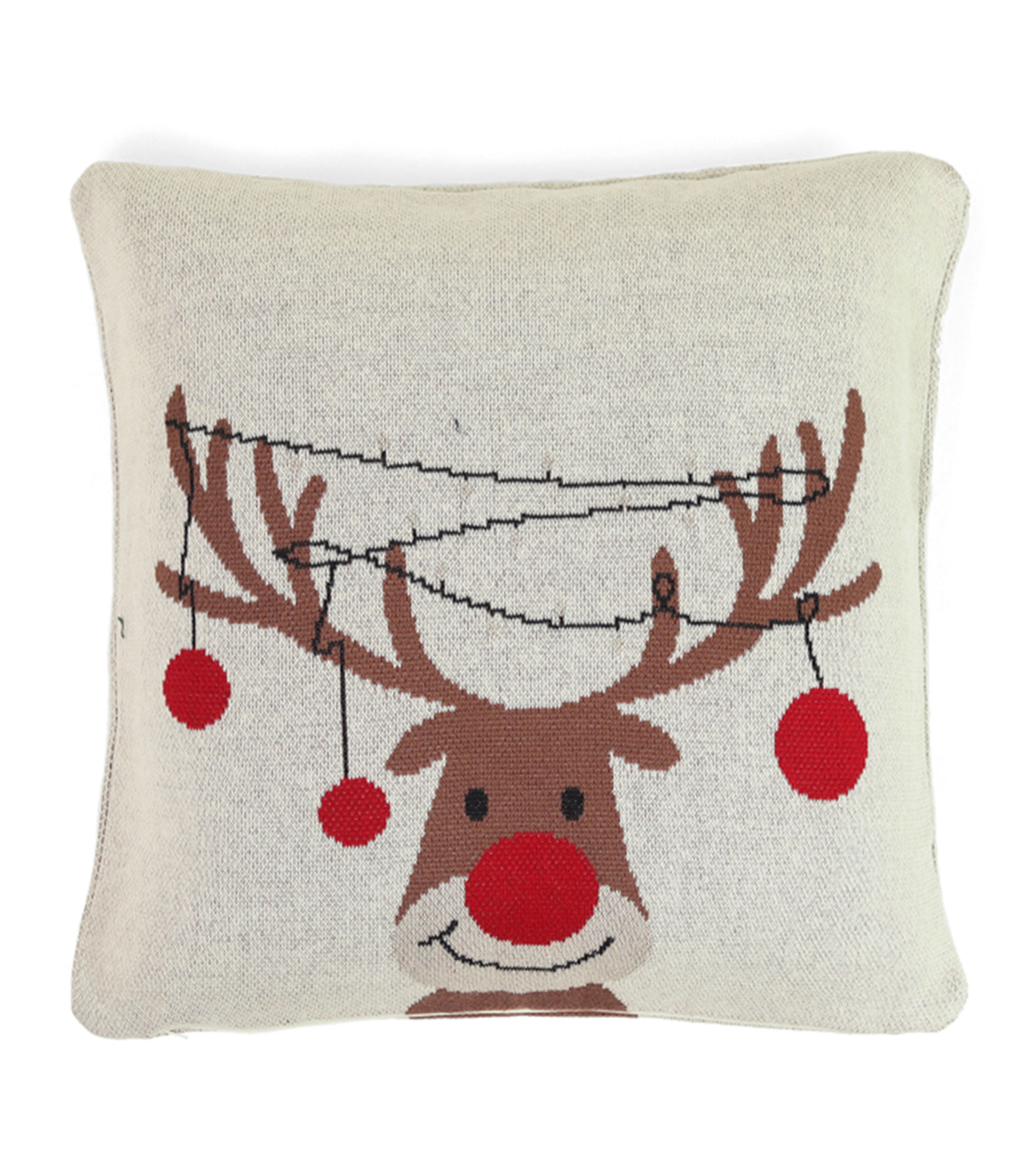 Chester & Peck: Cojín navideño Reno multicolor | El Palacio de Hierro