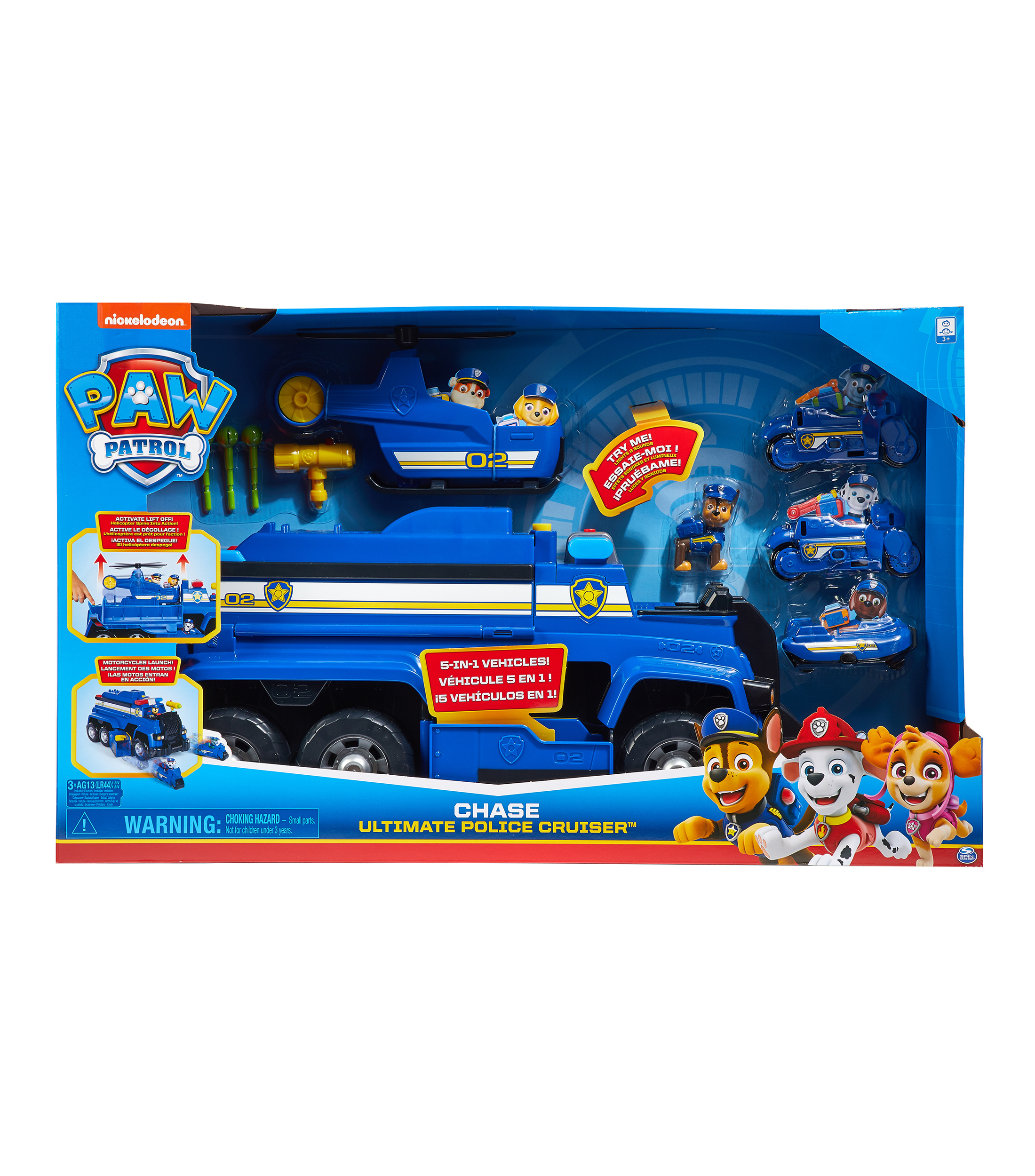 paw patrol chase 5 in 1