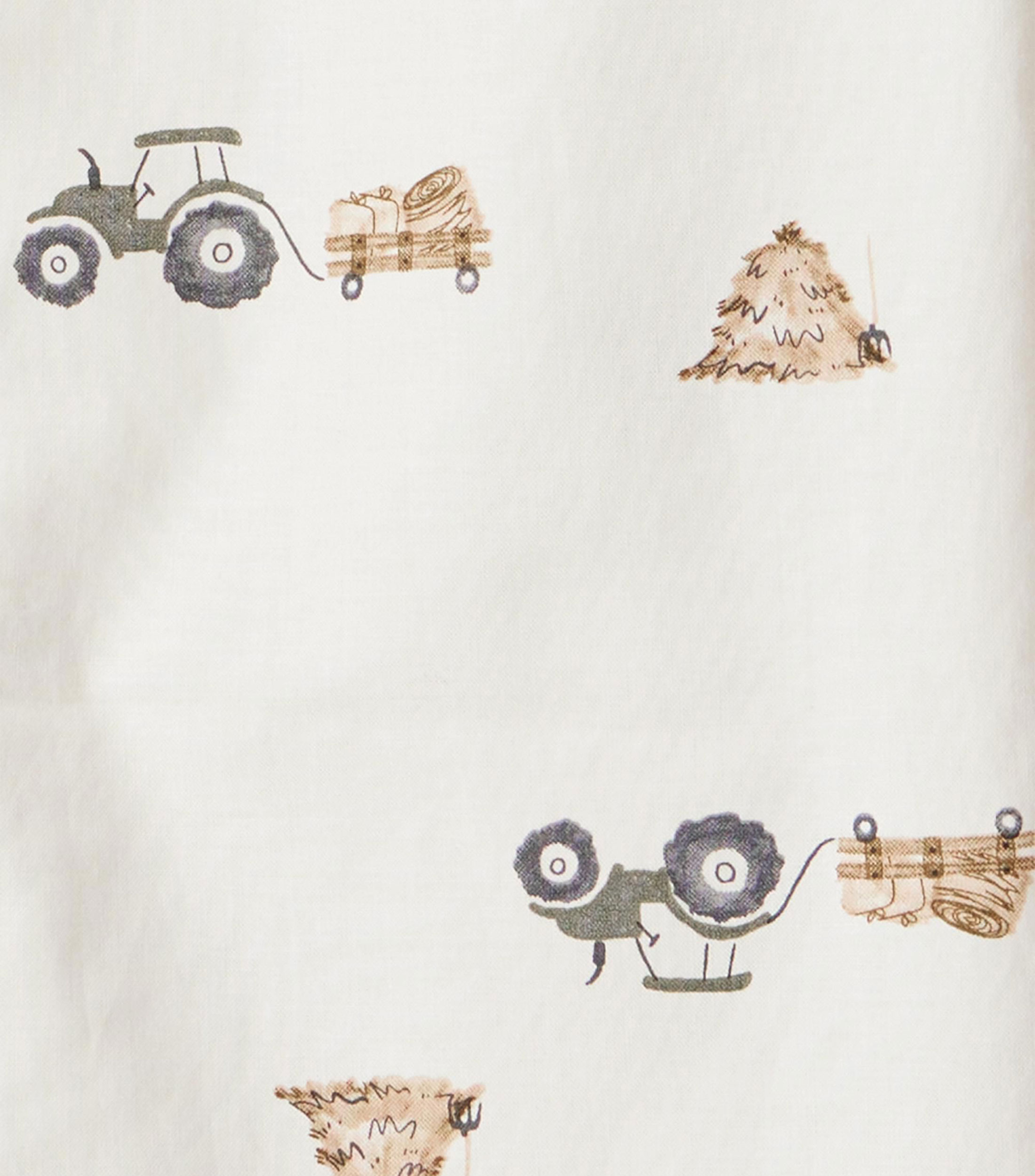 Camisa estampada con manga larga Bebe