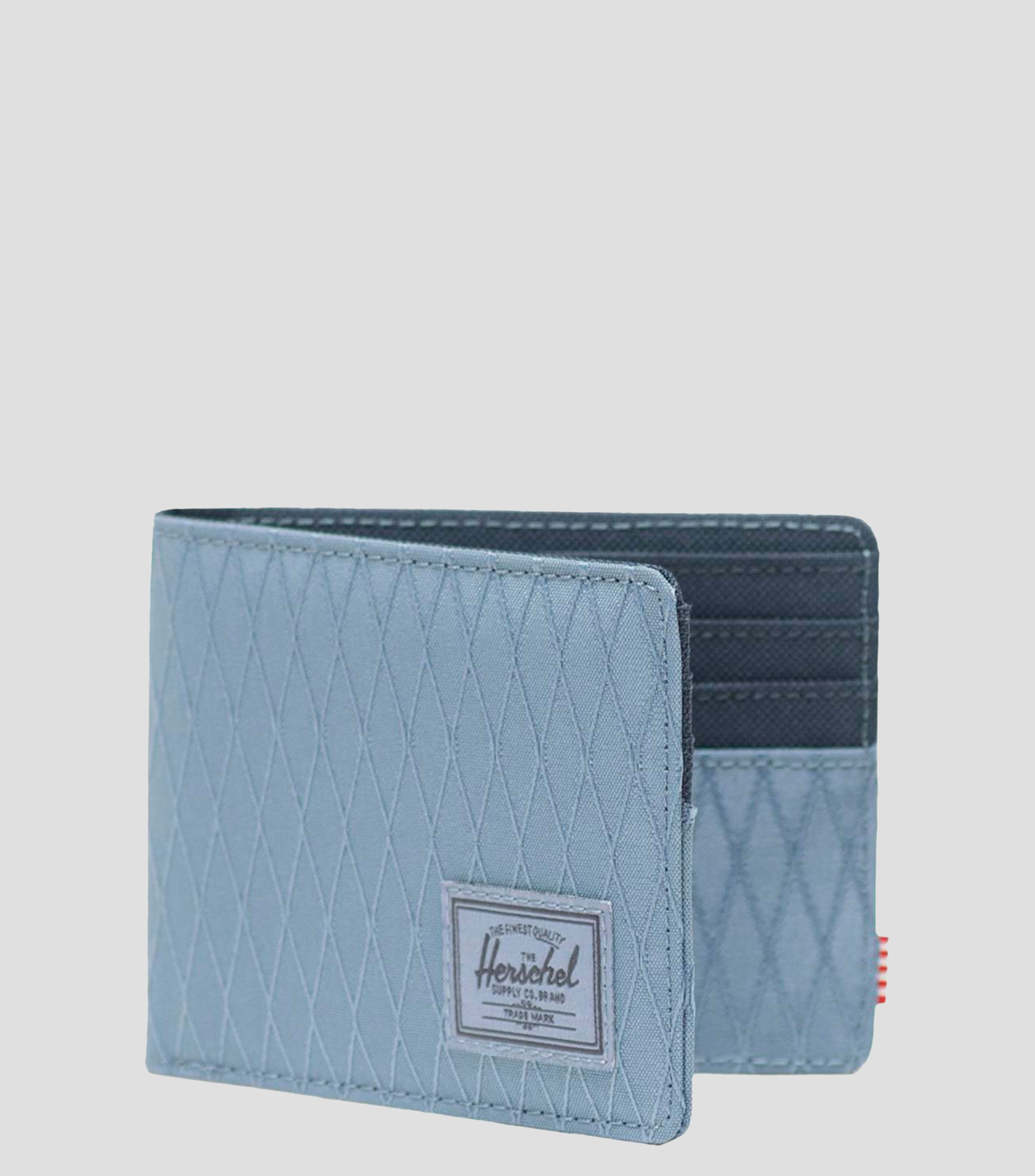 Cartera bifold azul lisa Hombre