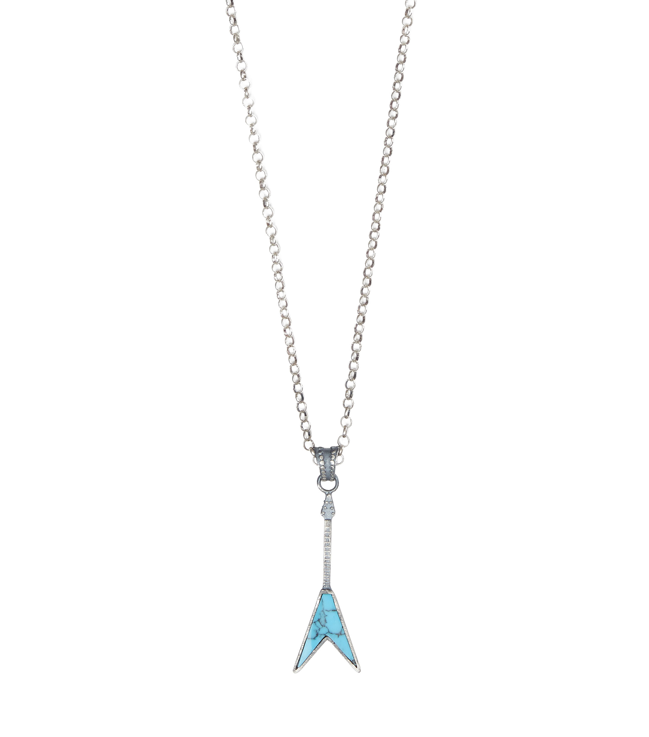 Dije Electric Guitar Stones en plata .925 Hombre