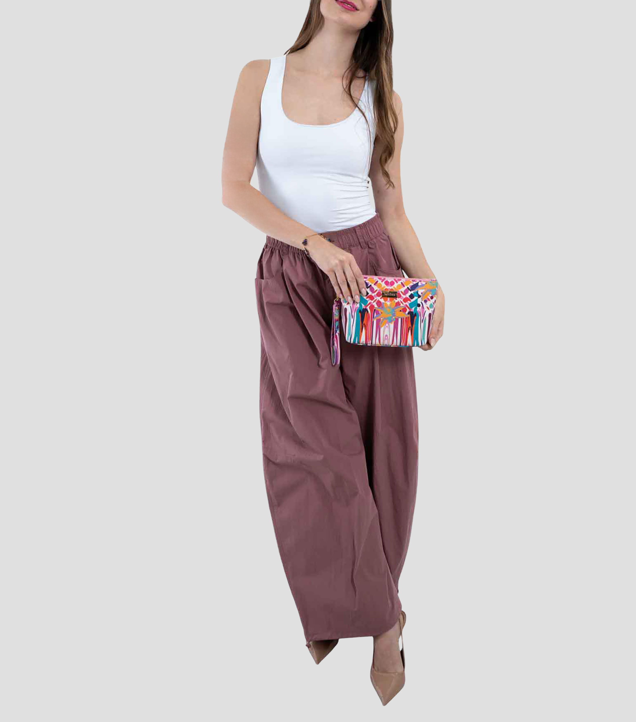 Cosmetiquera estampada Mujer
