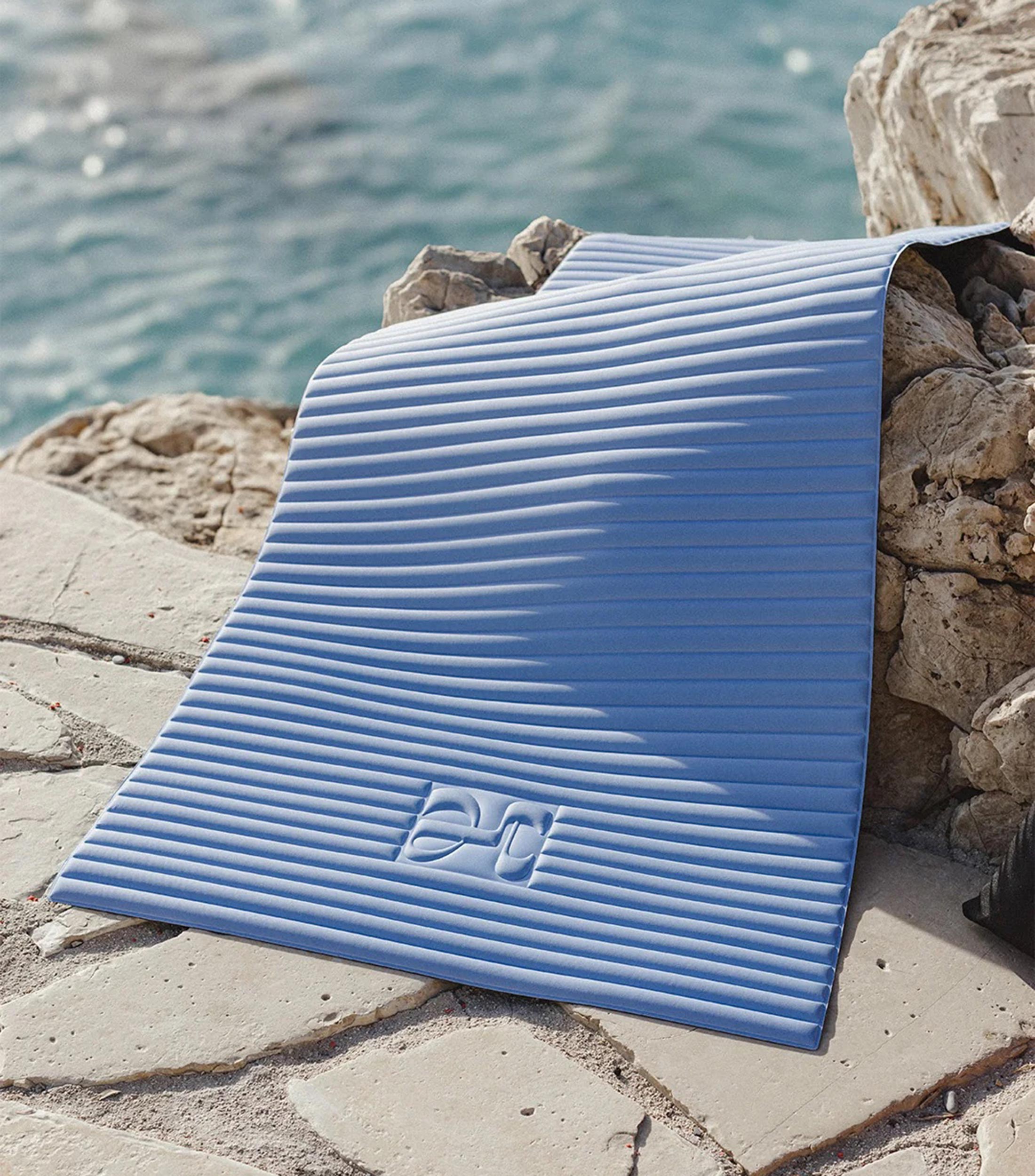 Tapete para Yoga y Pilates Azul 190 x 70 cm