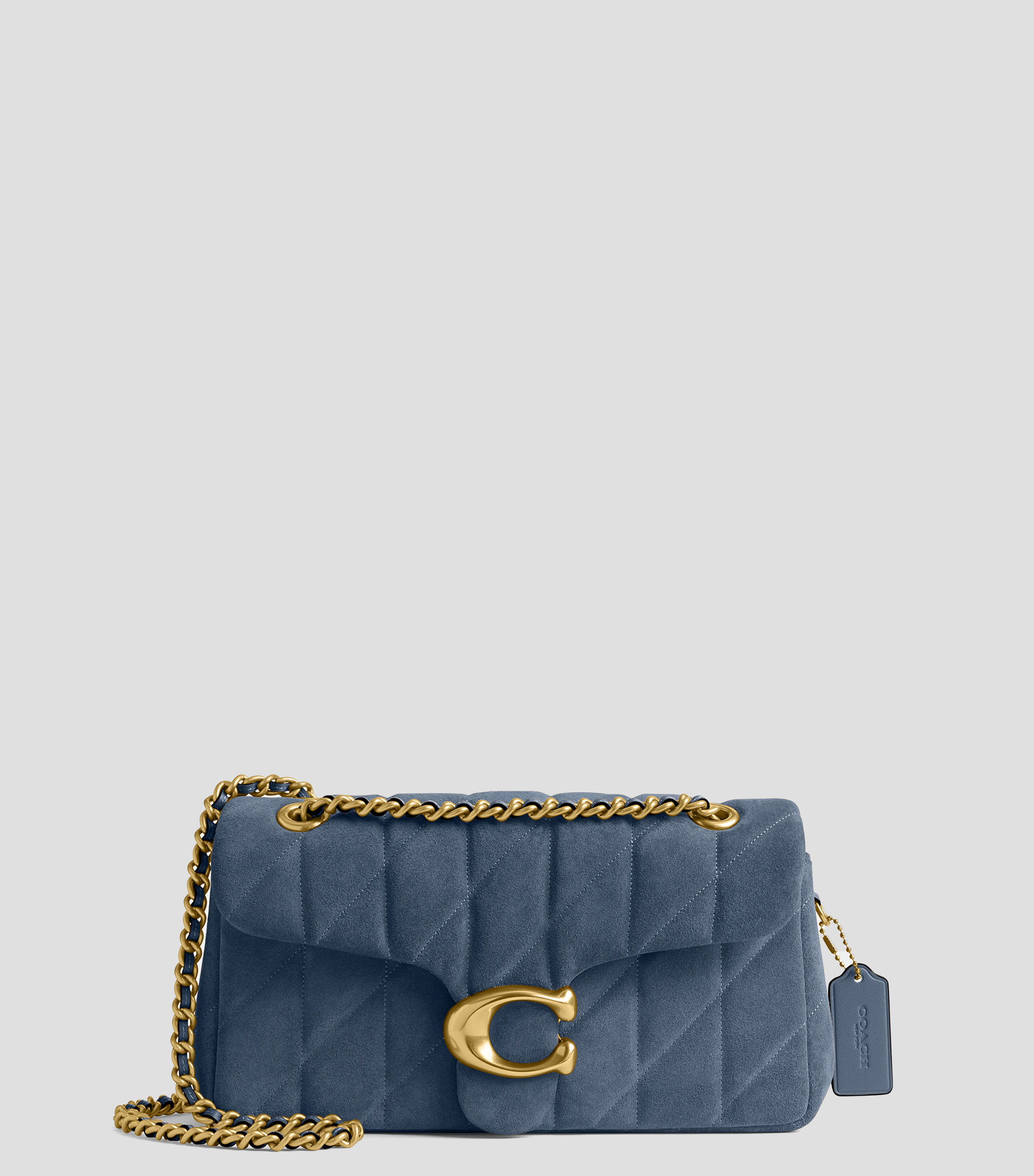 Bolsa shoulder en piel con diseño fantasía capitoneado Tabby Mujer