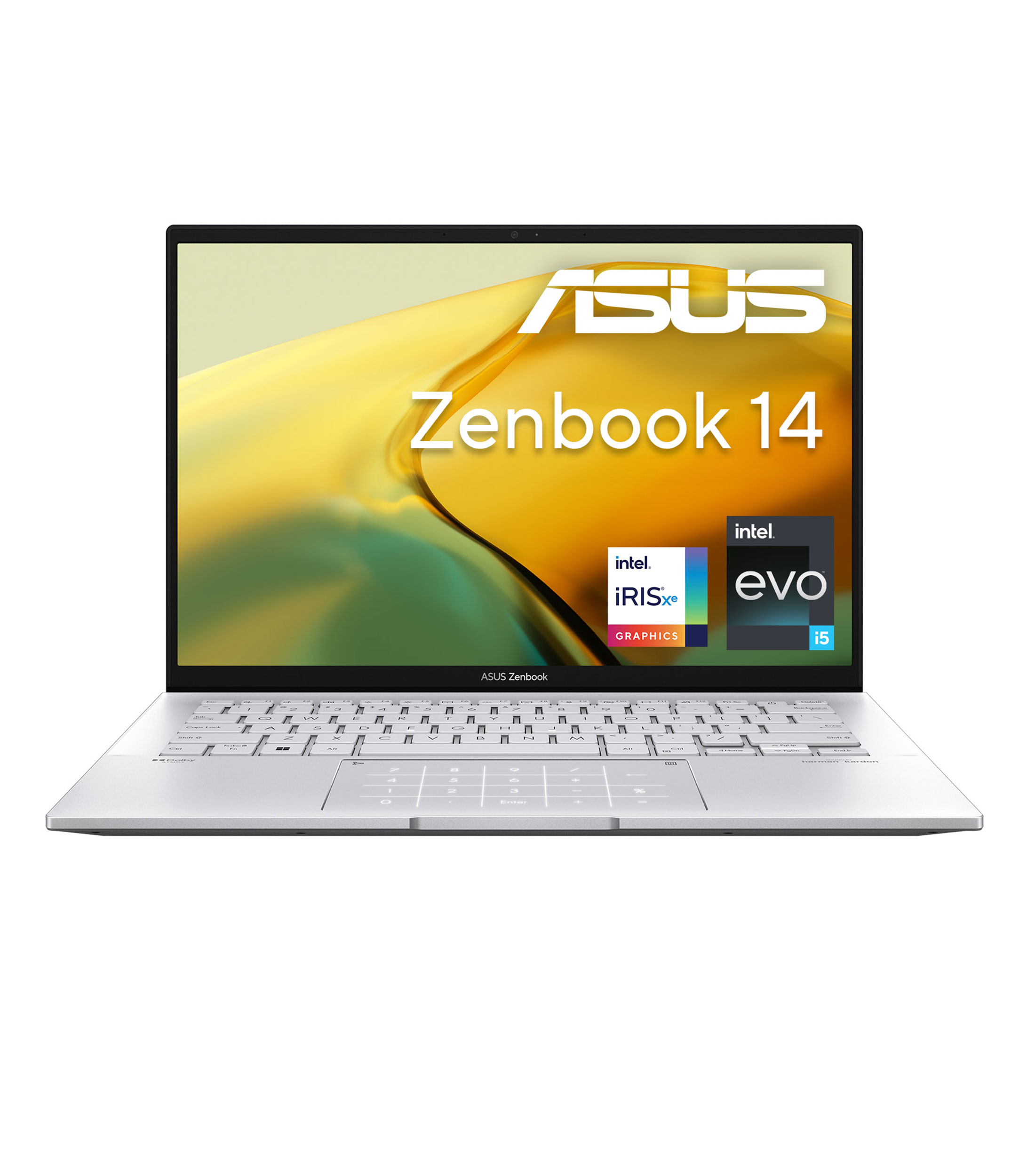ASUS Laptop, Zenbook, 14", Intel Core i5, RAM 16 GB, SSD 1 TB, Plata ...