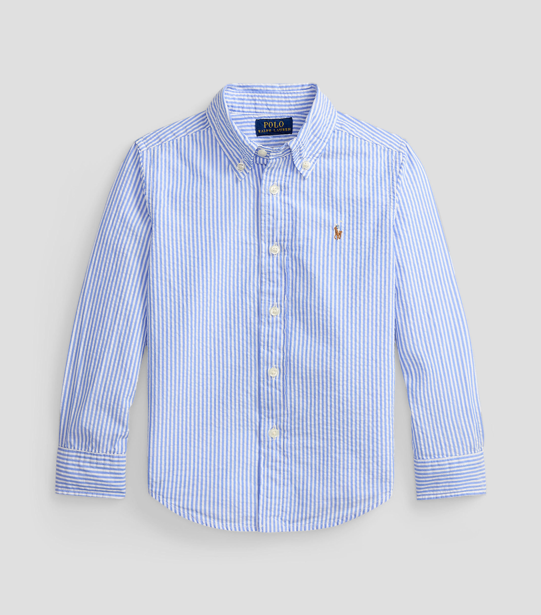 Camisa con rayas manga larga Niño