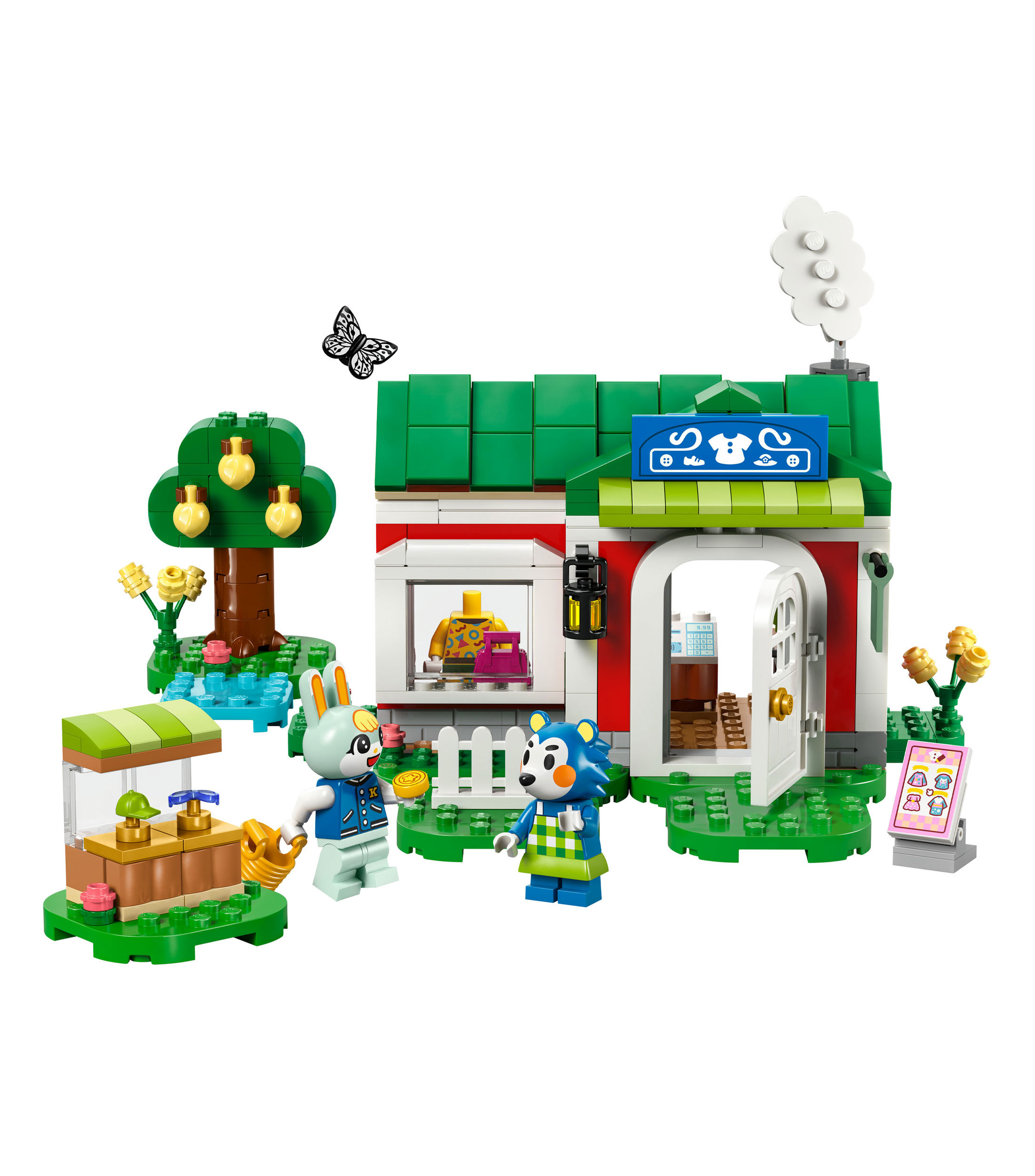 Lego Animal Crossing Tienda de ropa de las Hermanas Manitas 77055