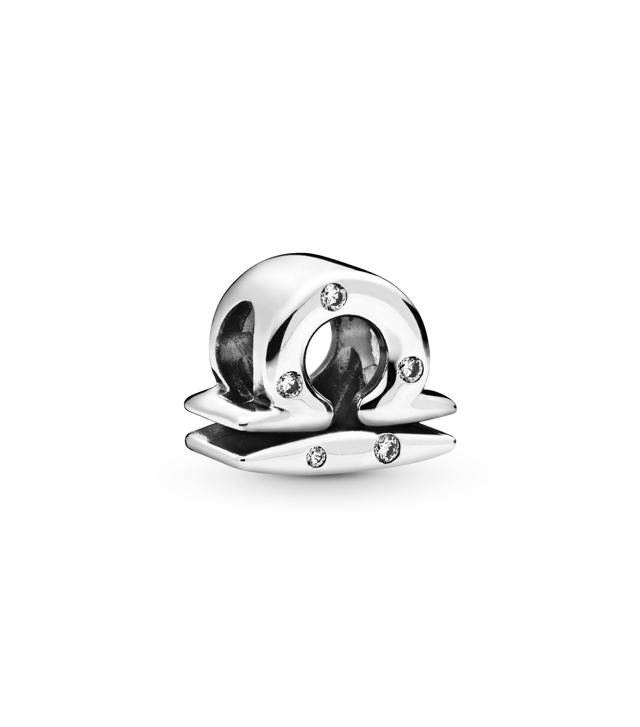 Charm Zodiaco Libra en plata .925 con zirconia cubica Mujer