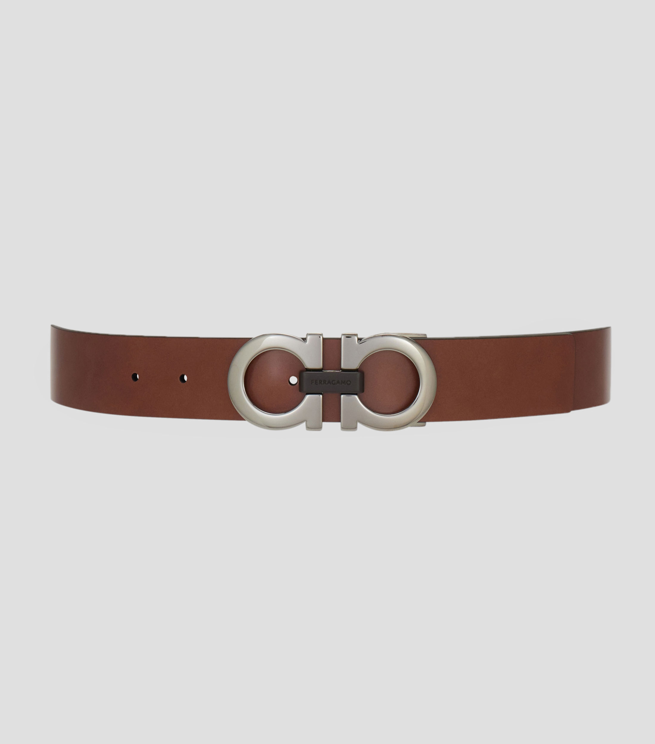 Cinturón reversible y ajustable Gancini Hombre