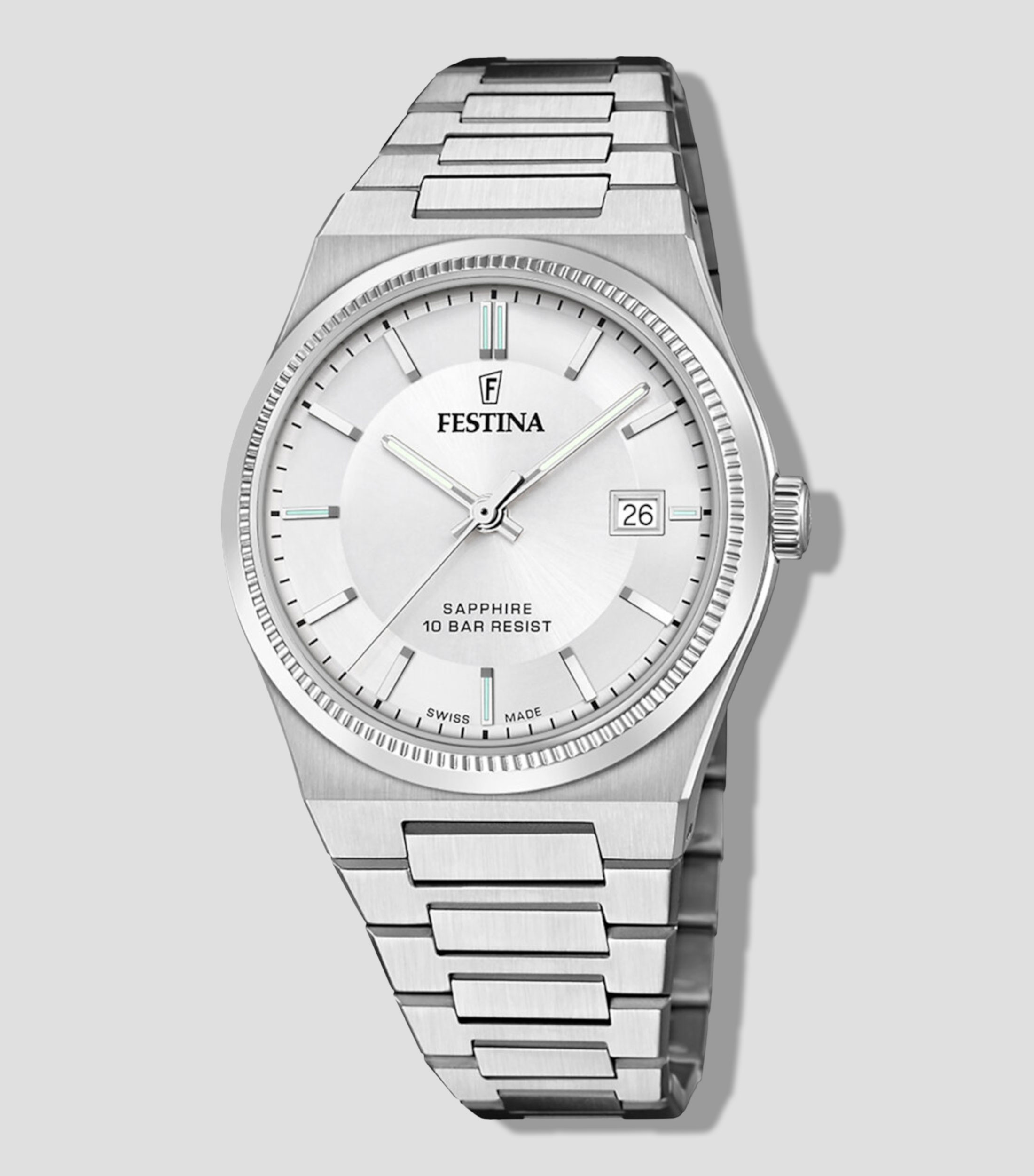 Reloj para Hombre My Swiss Time De Vestir, Plateado