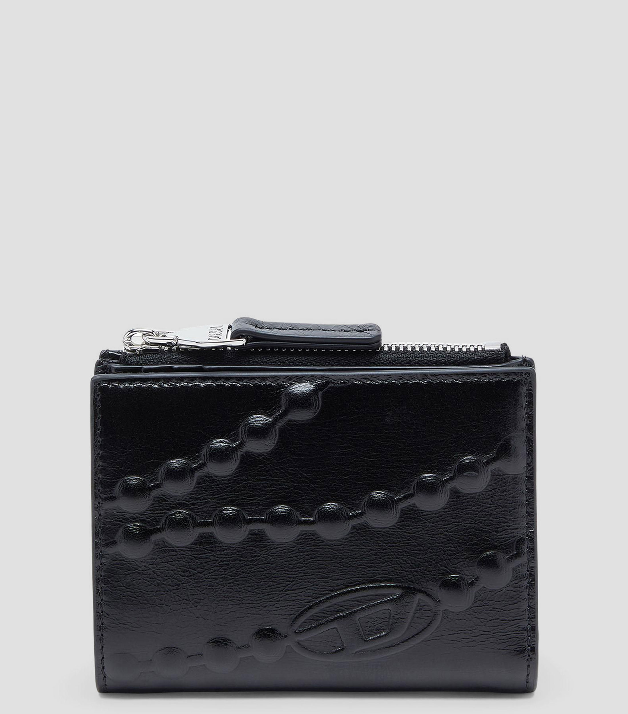 Cartera bifold en piel Pc Monogram liso Mujer