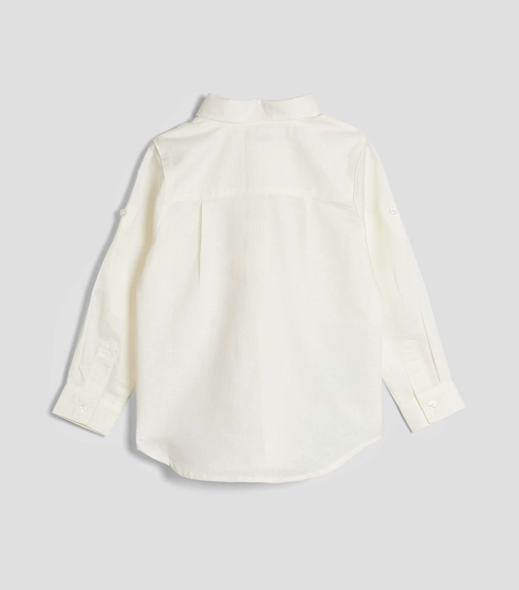 Camisa lisa manga larga Niño