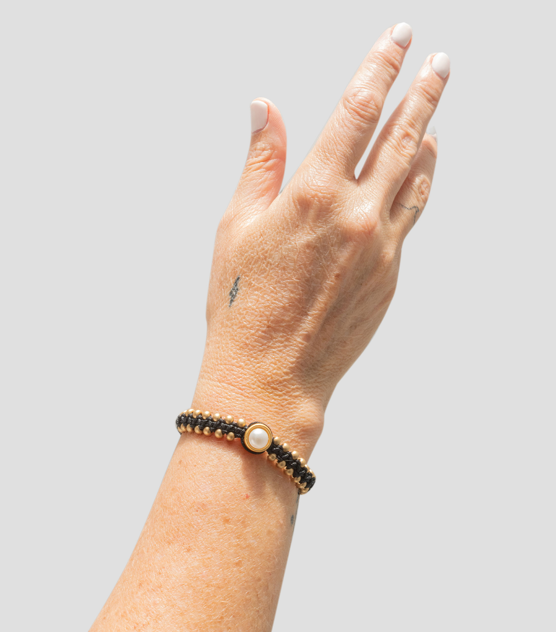 Pulsera tejida Cristal Mujer