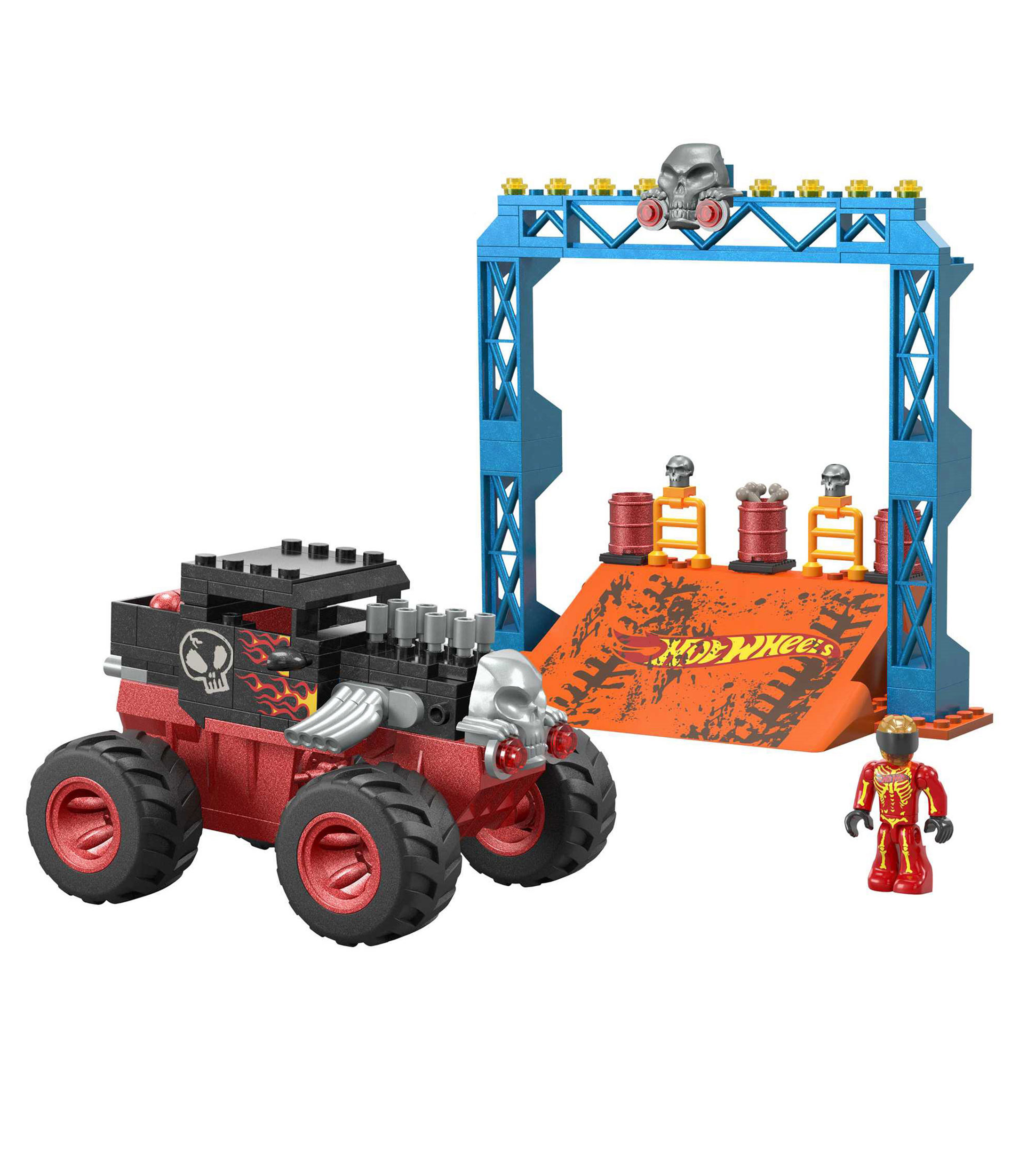 Mega Bloks 151pc Hotwheels Bone Shaker Crush Course main image 0