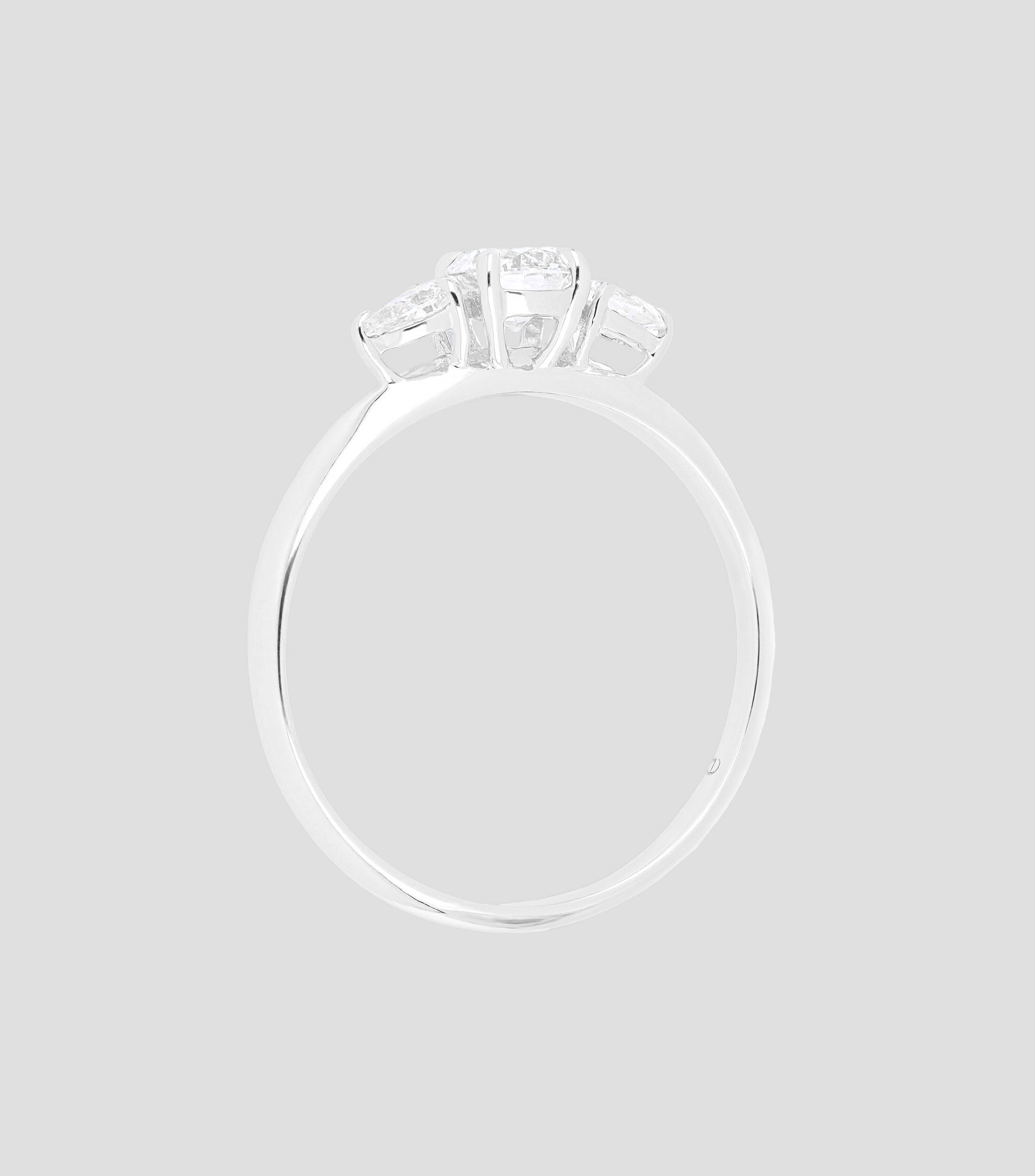 Anillo en Oro blanco 18 Kts Mujer