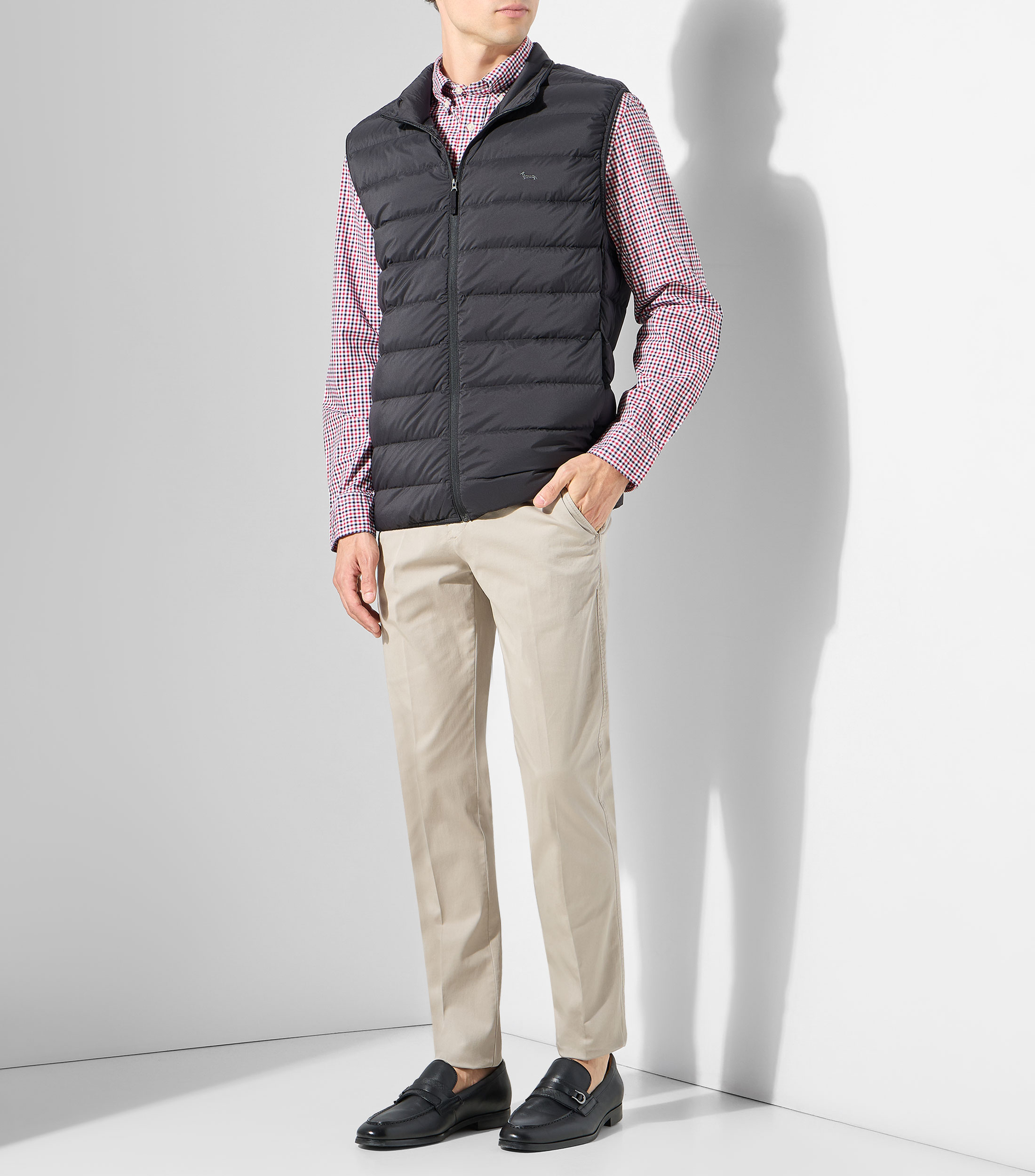 Chaleco puffer liso Hombre