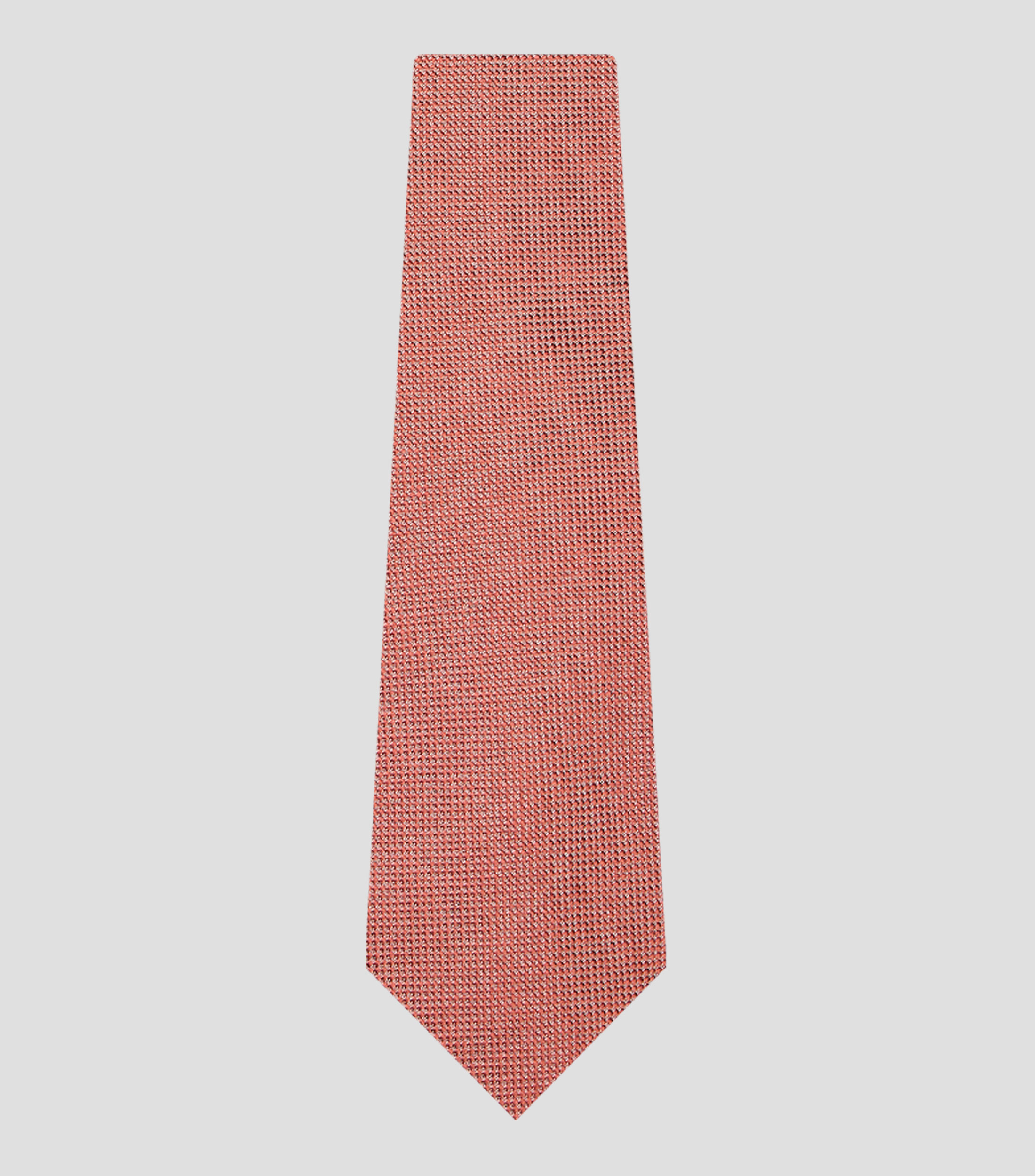 Corbata ancha de seda microdiseño