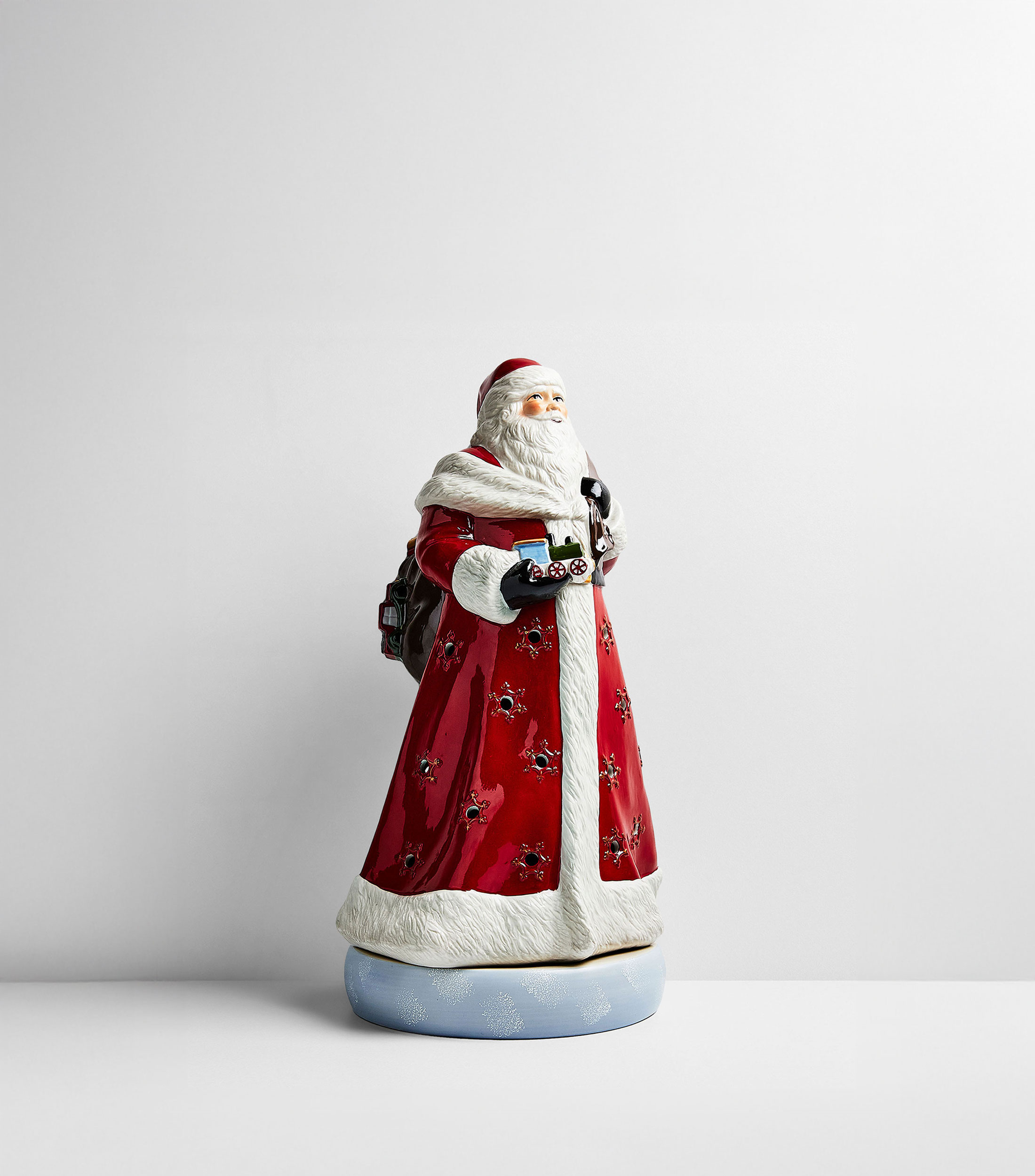 Figura decorativa Santa Claus en porcelana