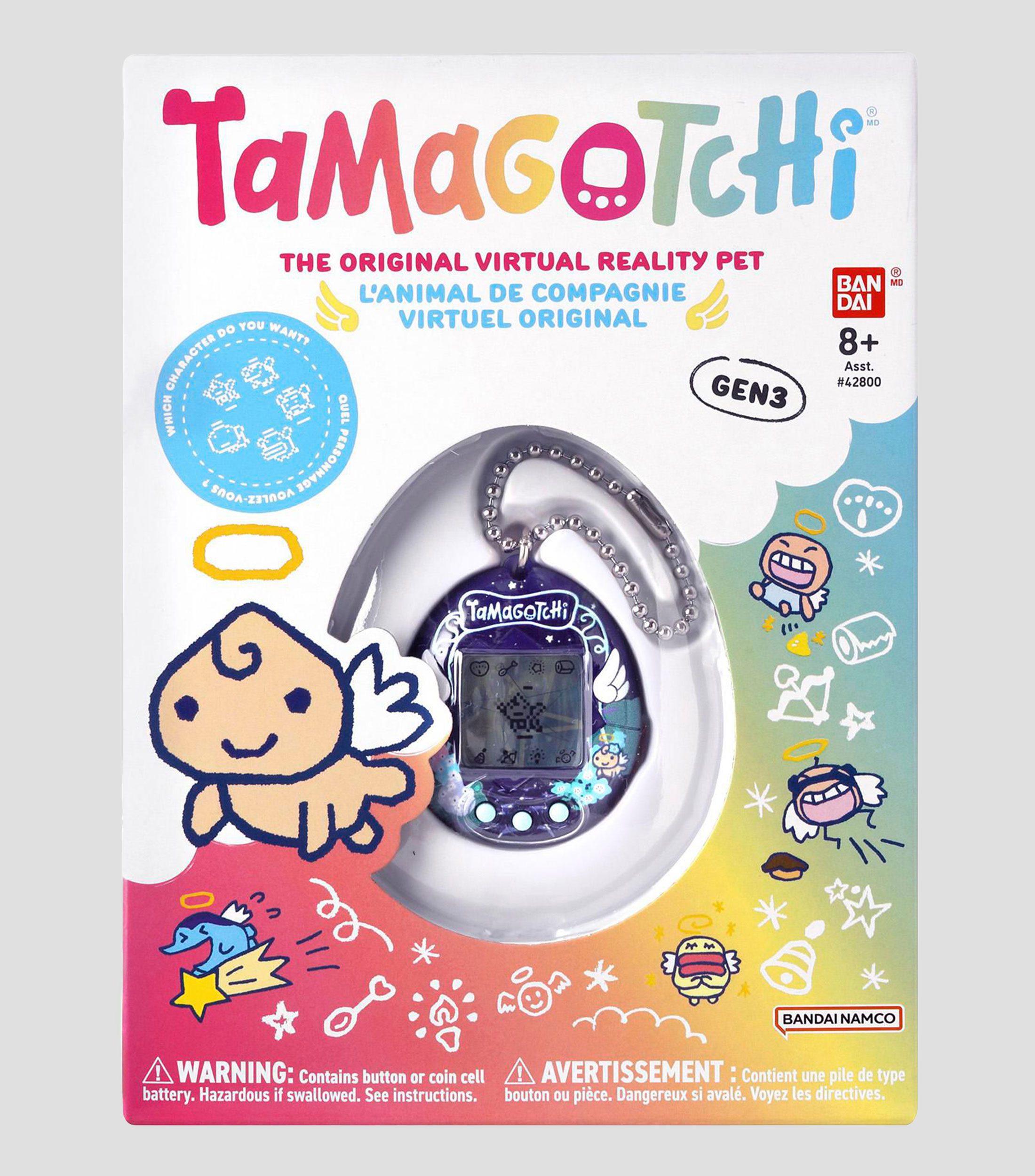 Tamagotchi Original Ángel Jardín Nocturno