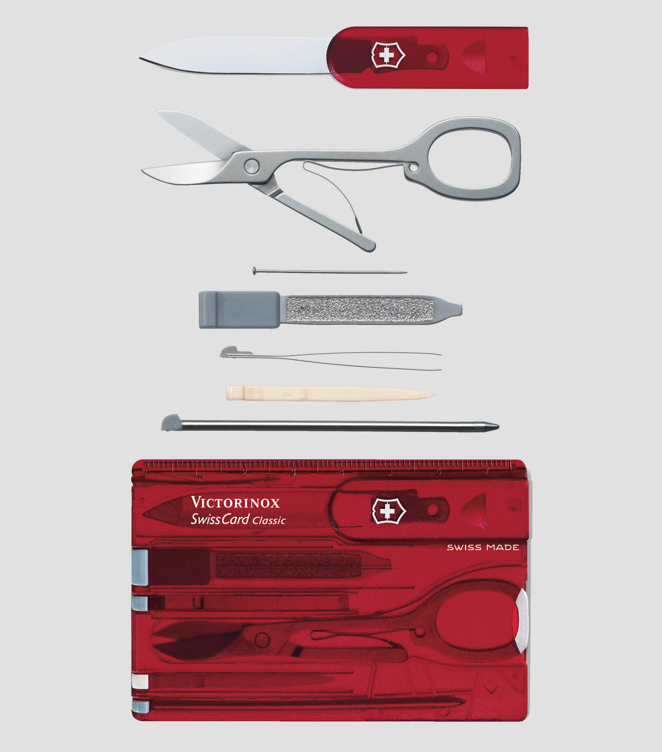 Navaja SwissCard Roja Hombre
