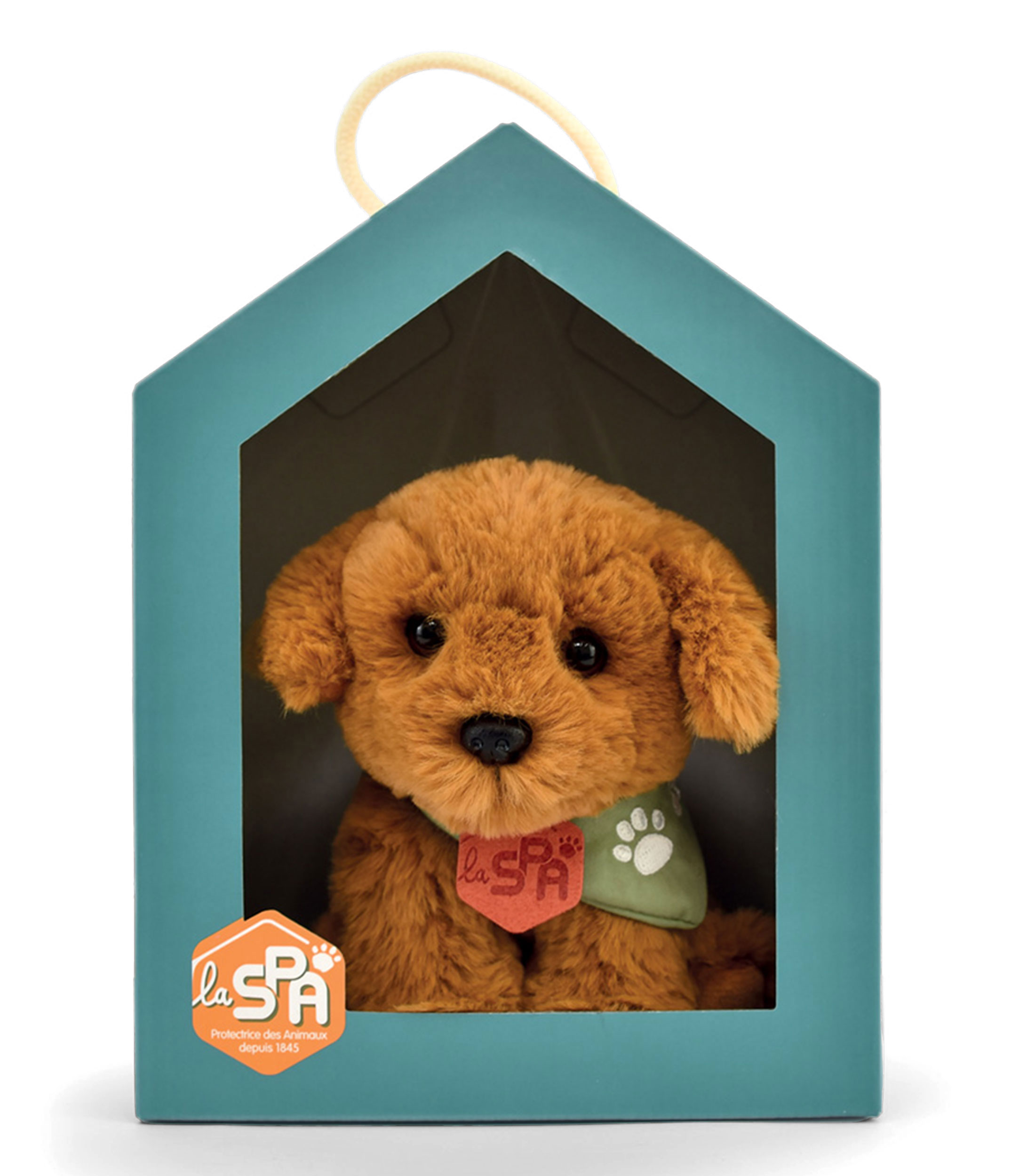 Muñeco de Peluche Perro marrón mediano