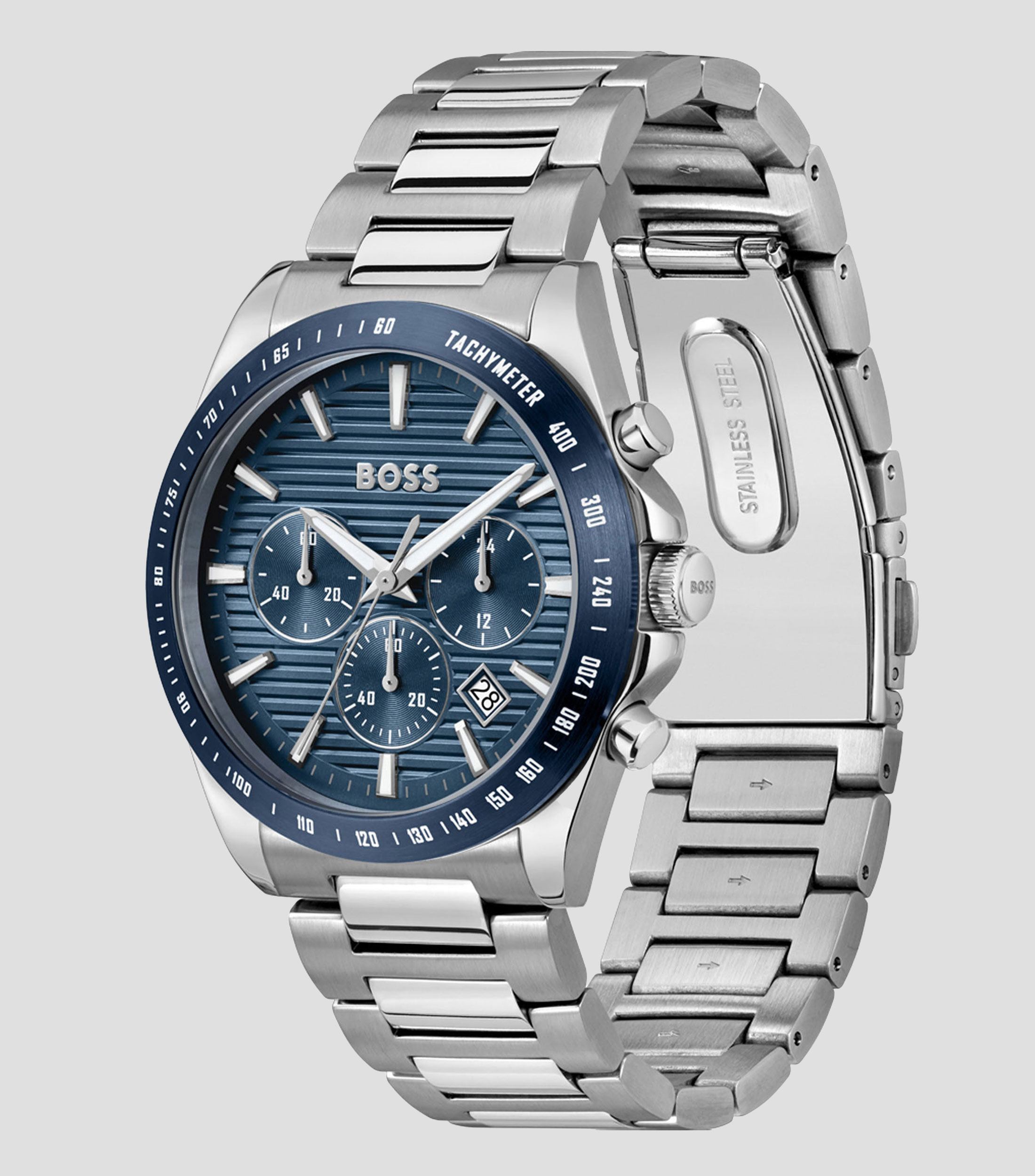 Reloj para Hombre Strike Chrono Azul, Plateado