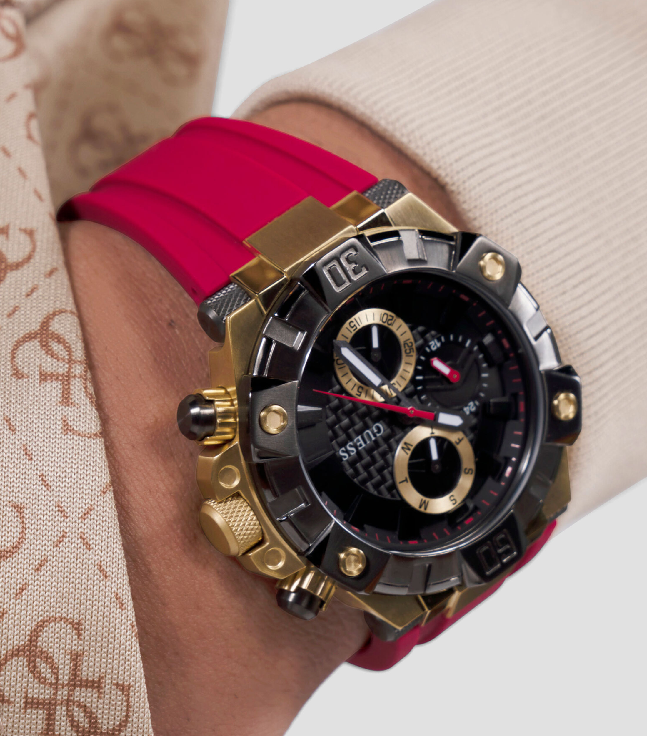 Reloj para Hombre Ignite Casual Gris, Dorado