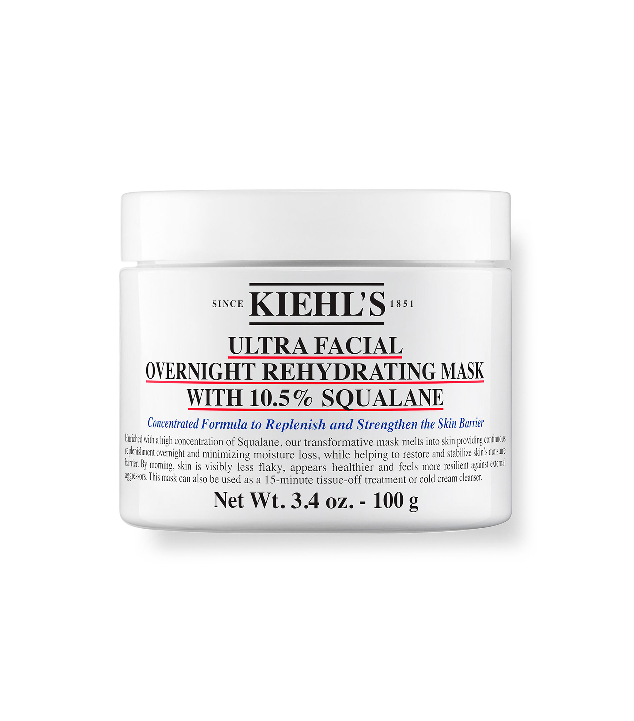 Mascarilla Hidratante Ultra Facial, 100 gr