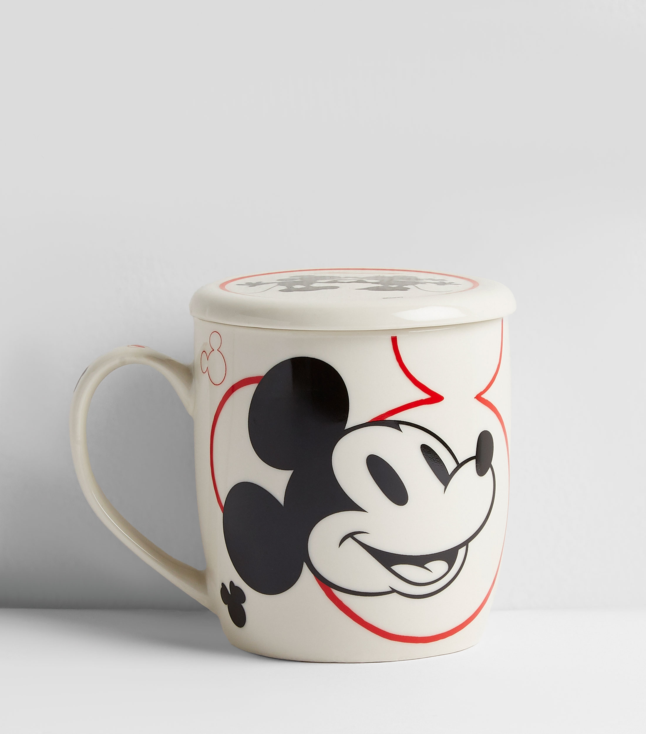 Tarro con tapa Mickey-Minnie multicolor esmaltado