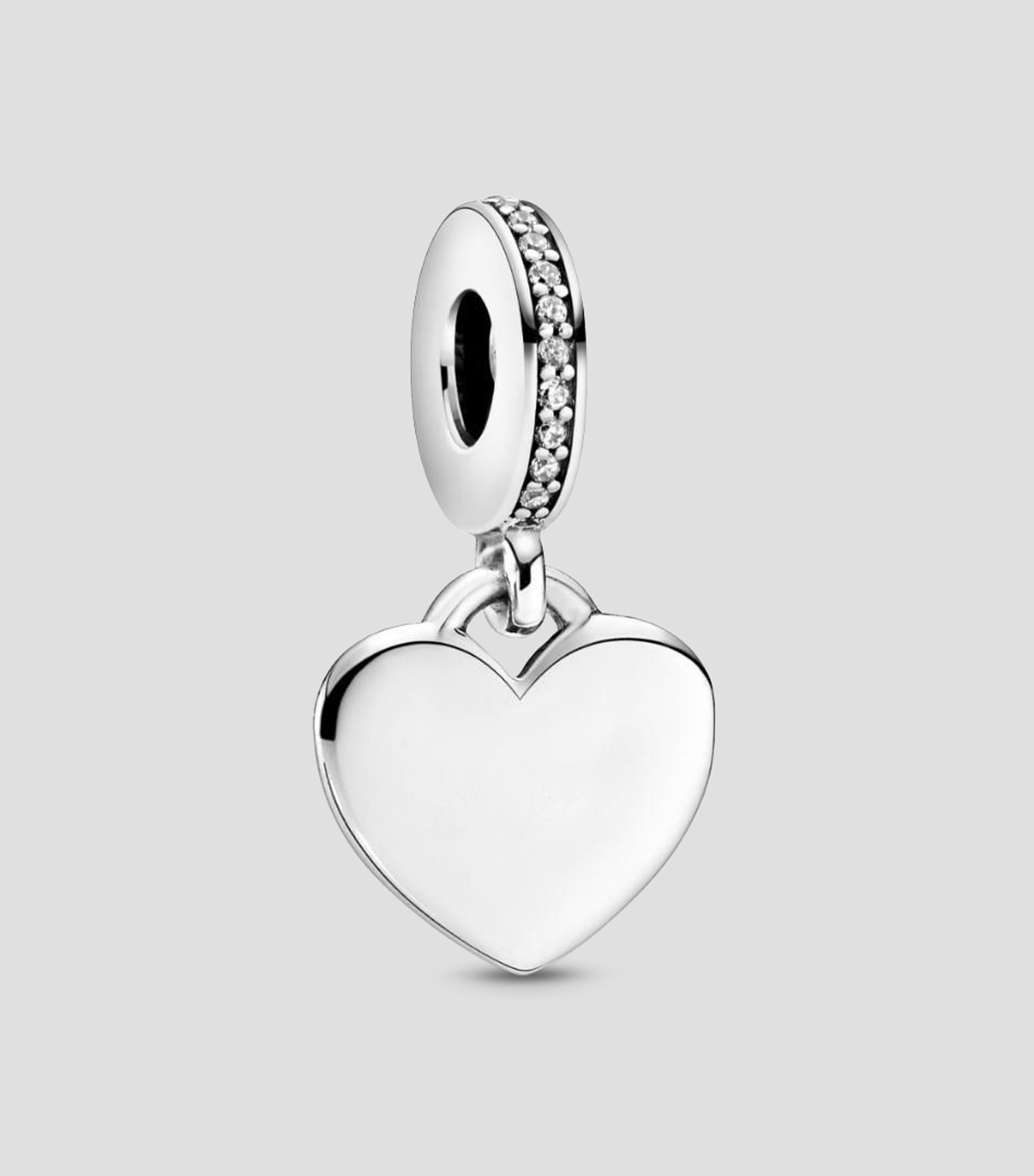Charm en plata de primera ley corazón Mujer