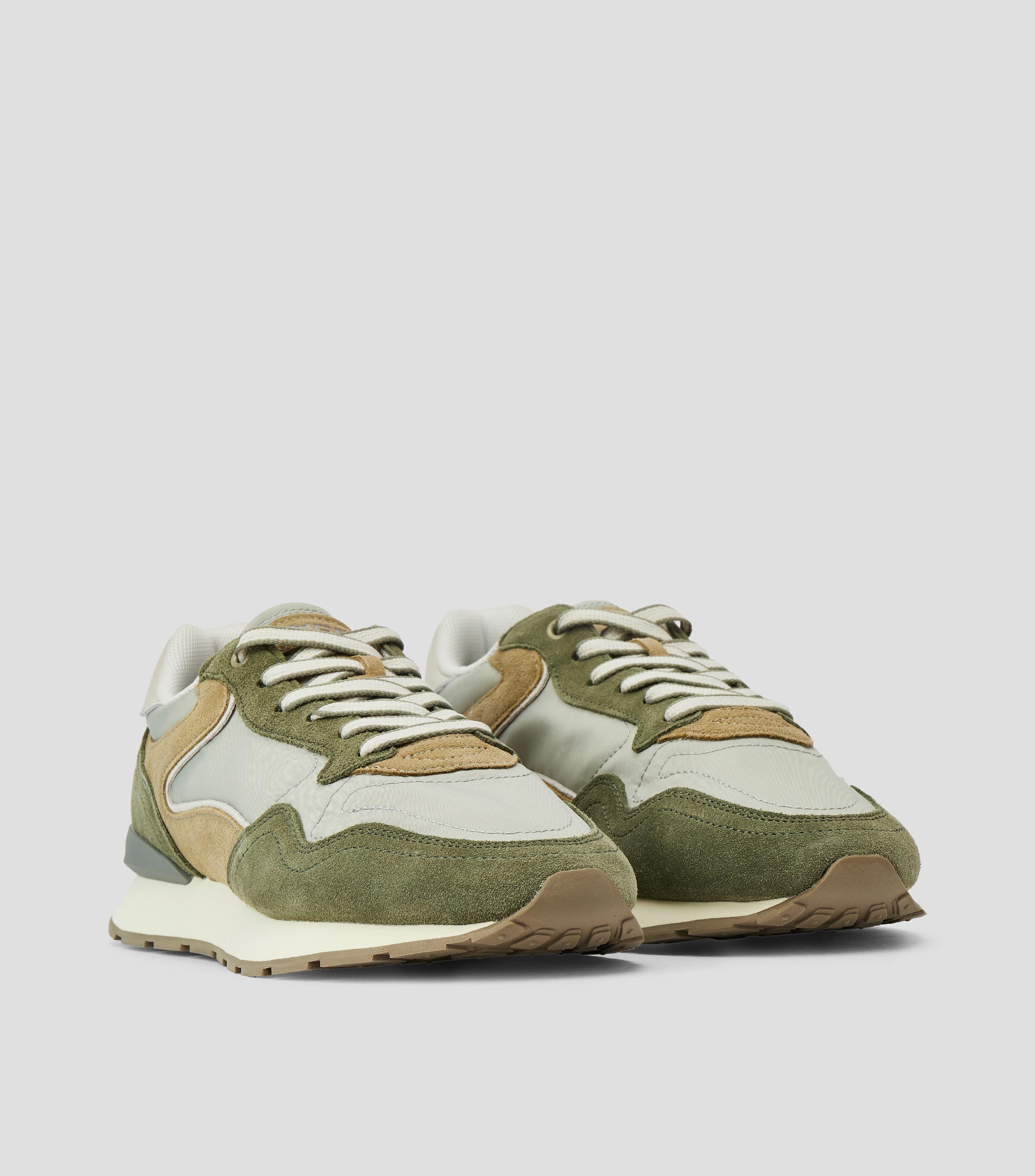 Tenis casuales City en piel y textil Hombre