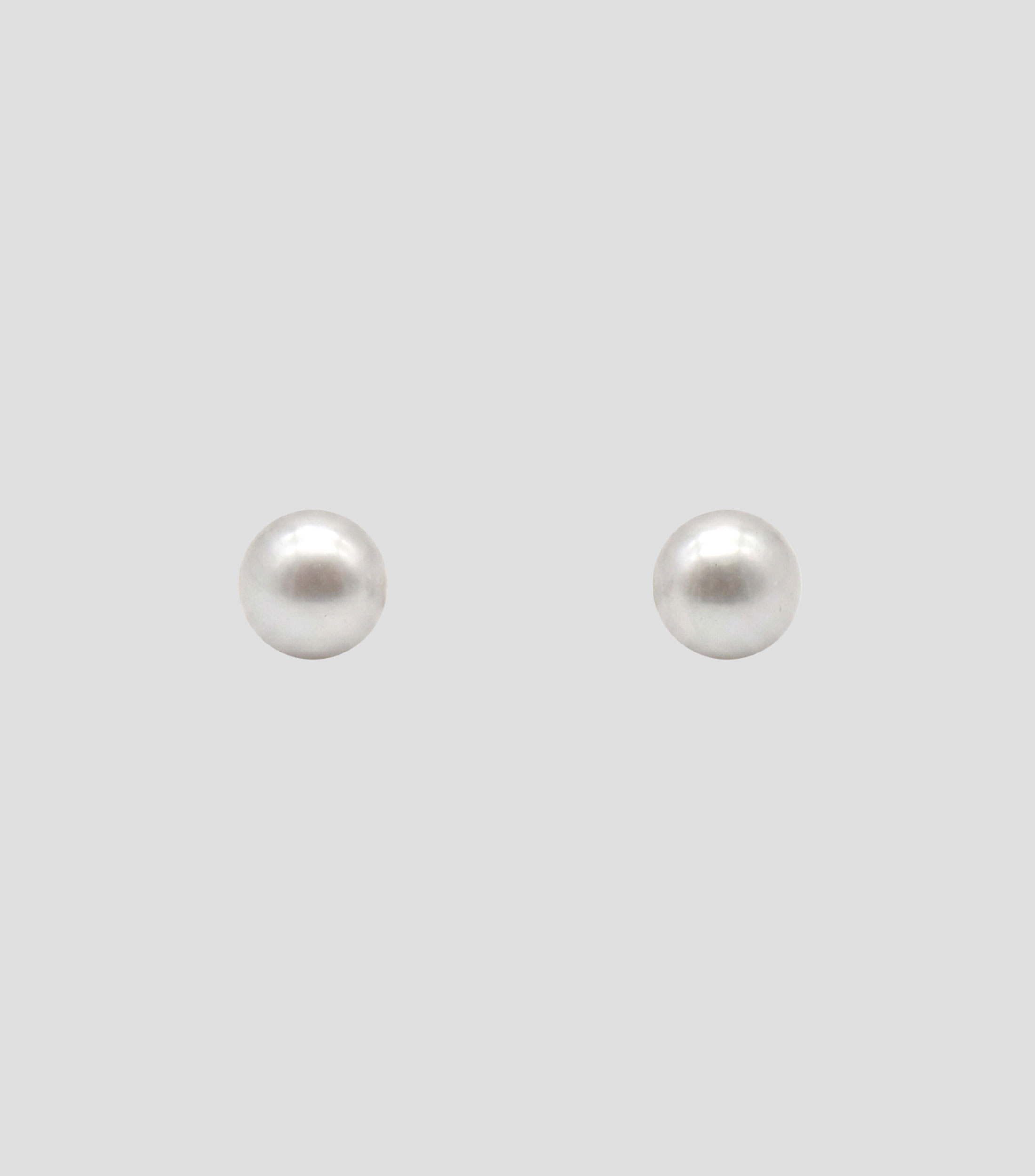 Broqueles con perla de agua dulce Moon Face Mujer