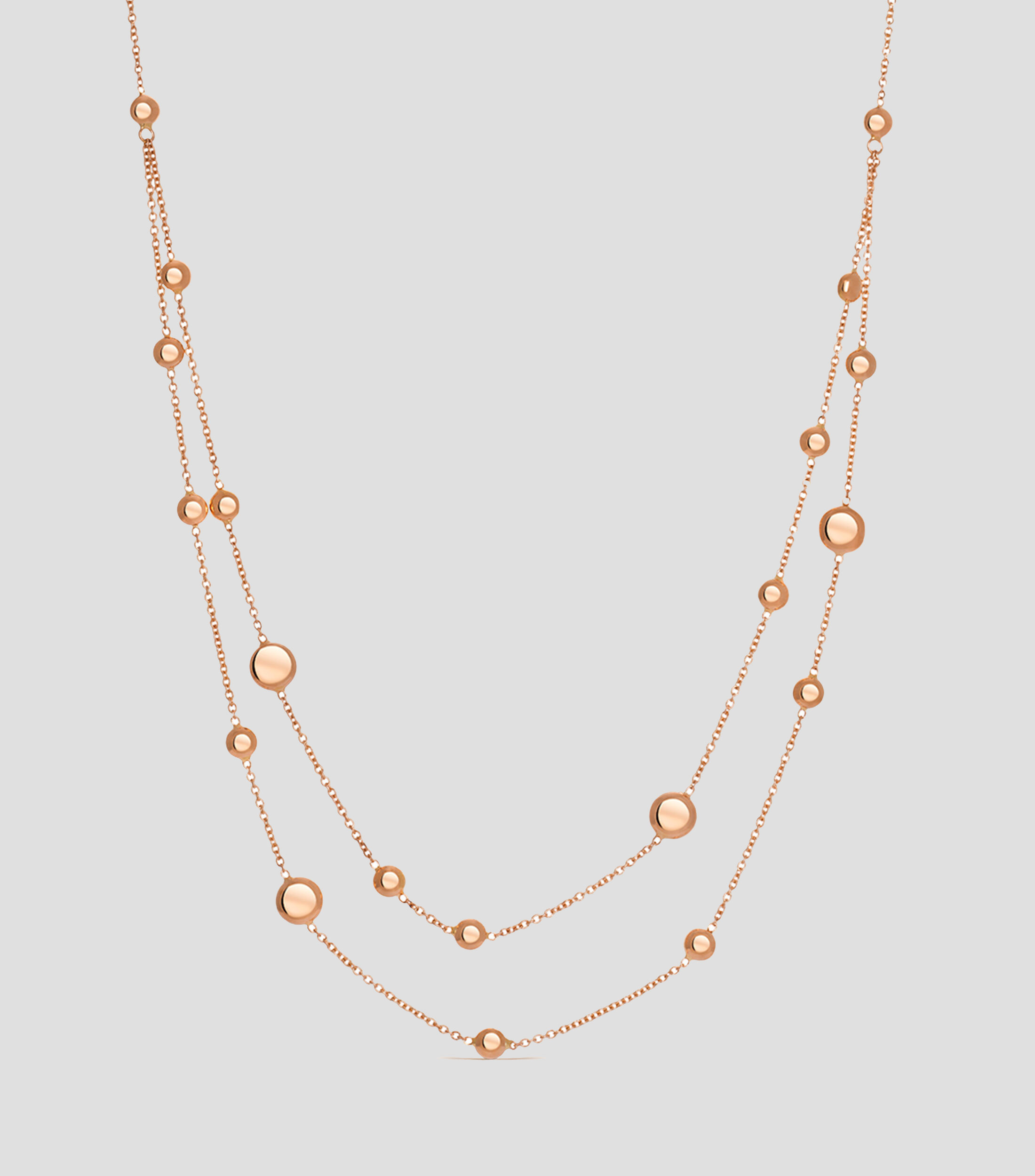 Collar en oro rosa 18 Kts Idalia Mujer