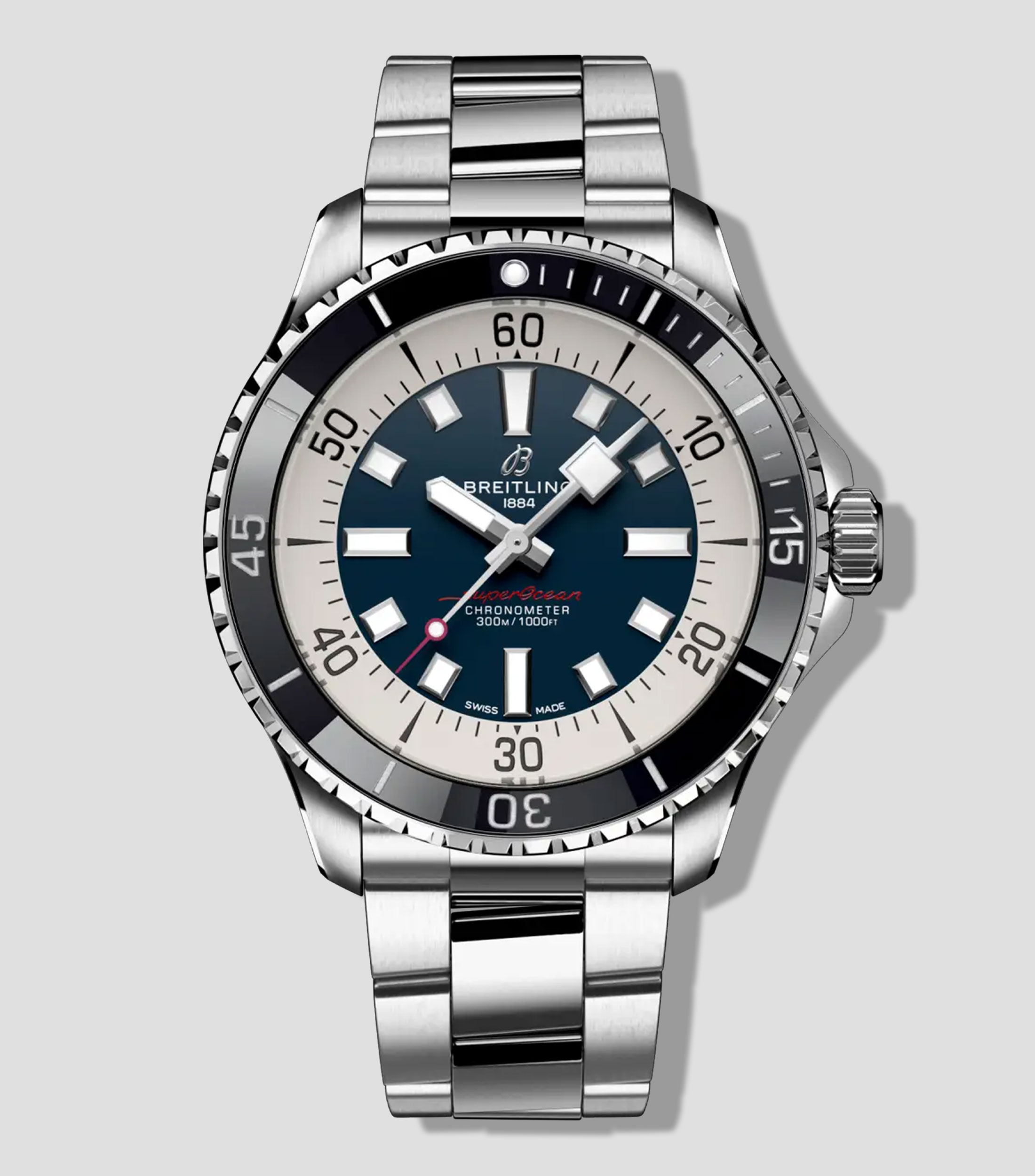 Reloj para Hombre Superocean Deportivo Plateado, Negro